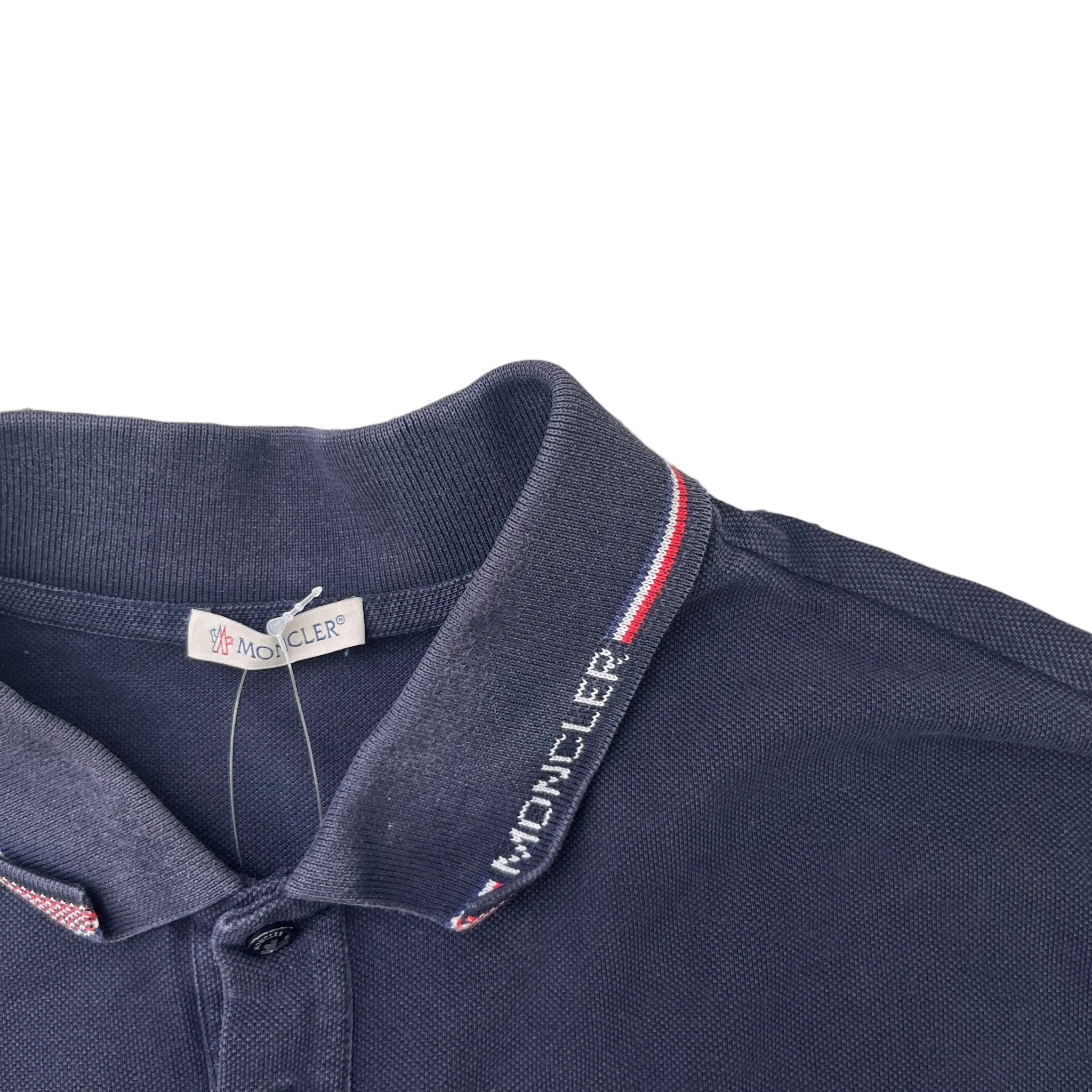 Men's Maglia Polo Shirt Navy Size XXL - Image 8