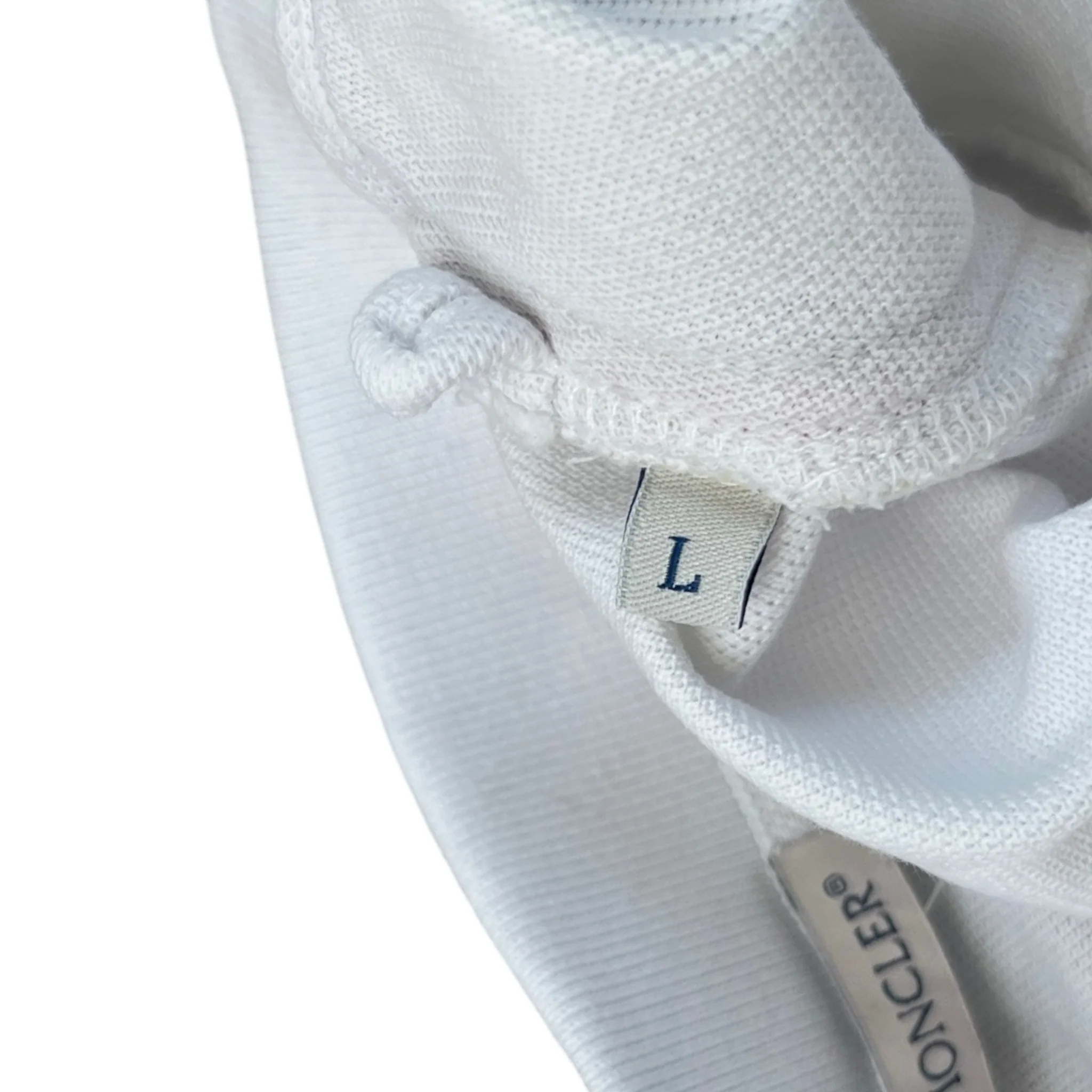 Men's Maglia Polo Shirt White Size L - Image 7
