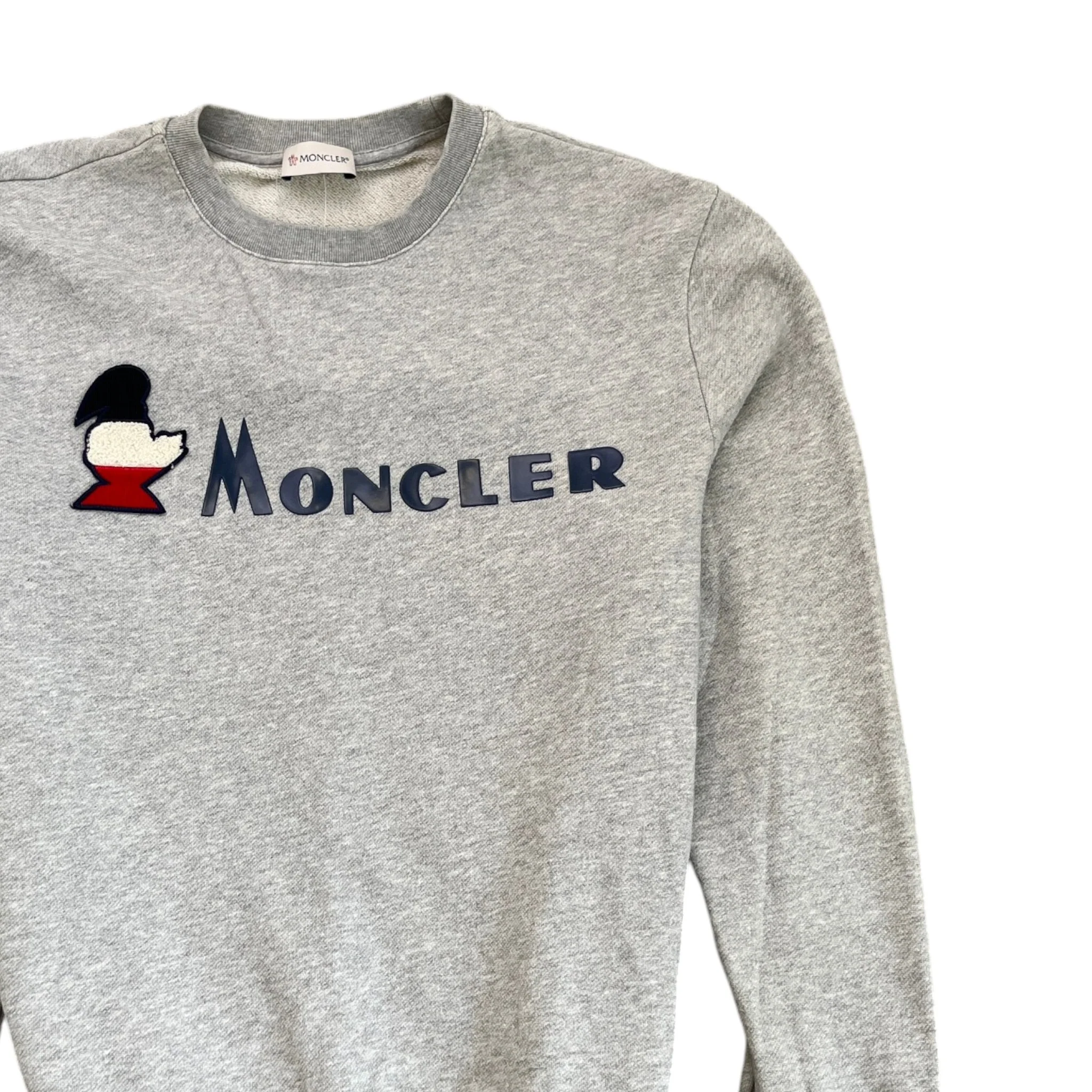 Men's Maglia Sweatshirt Grey Size M - Image 3