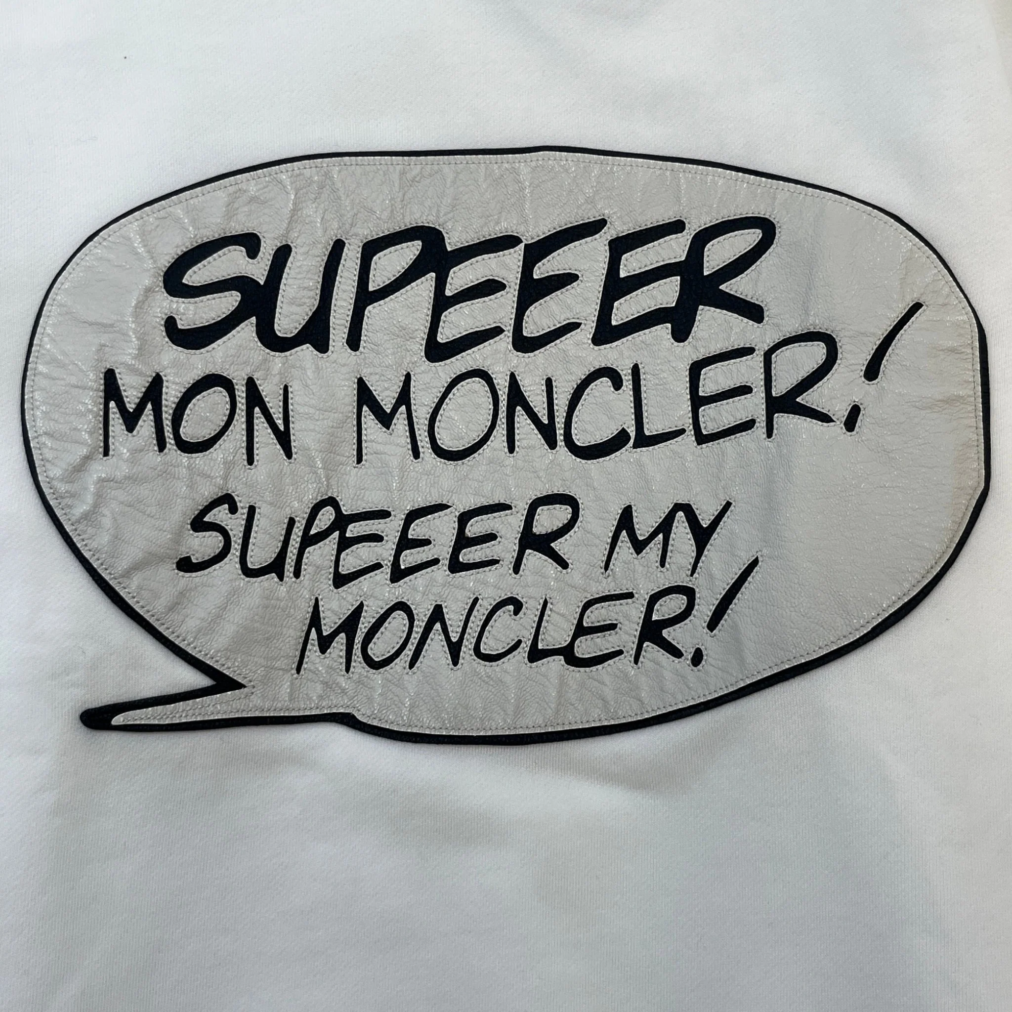 Men's Maglia Sweatshirt White Size XXL - Image 5