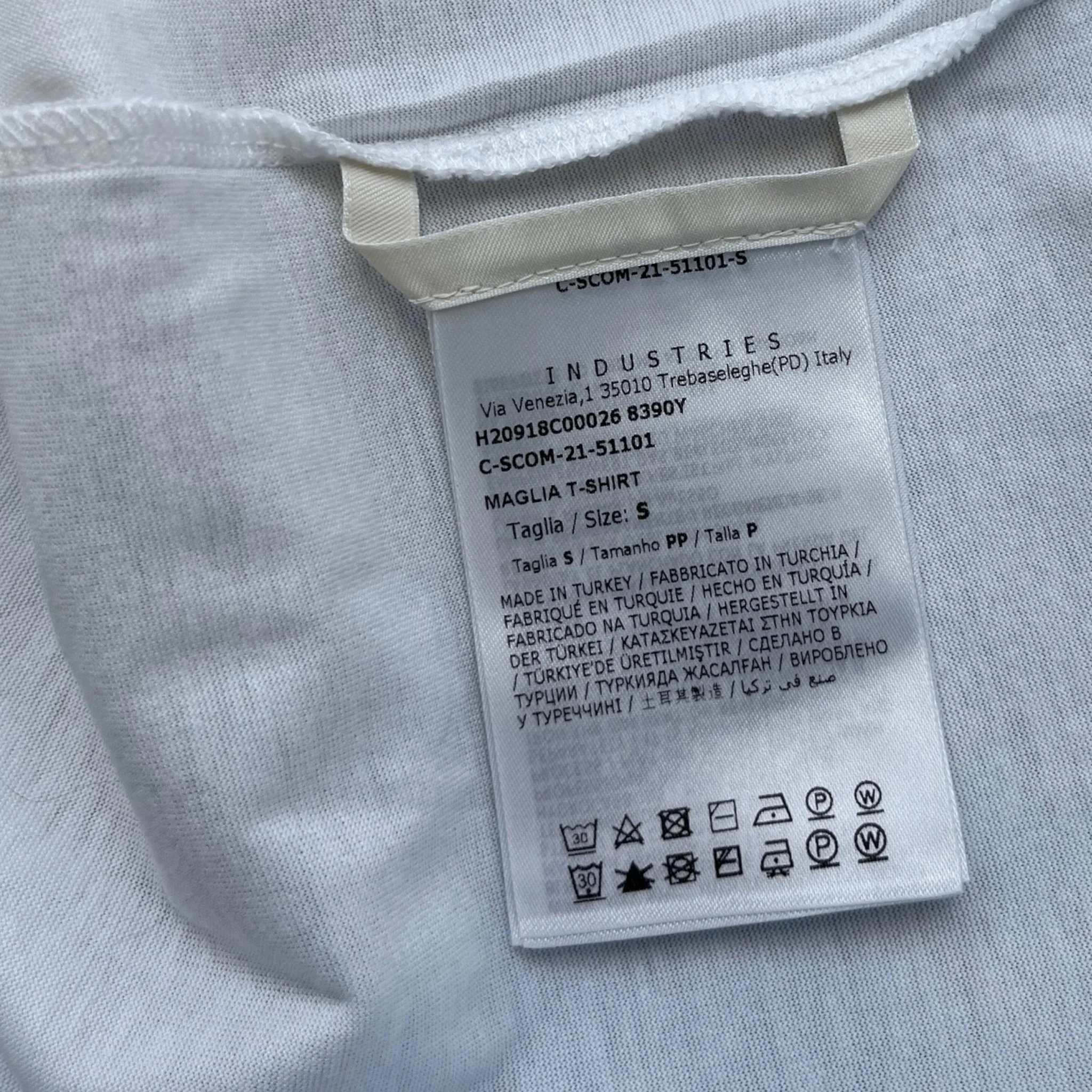 Men's Maglia T-Shirt White Size S - Image 8