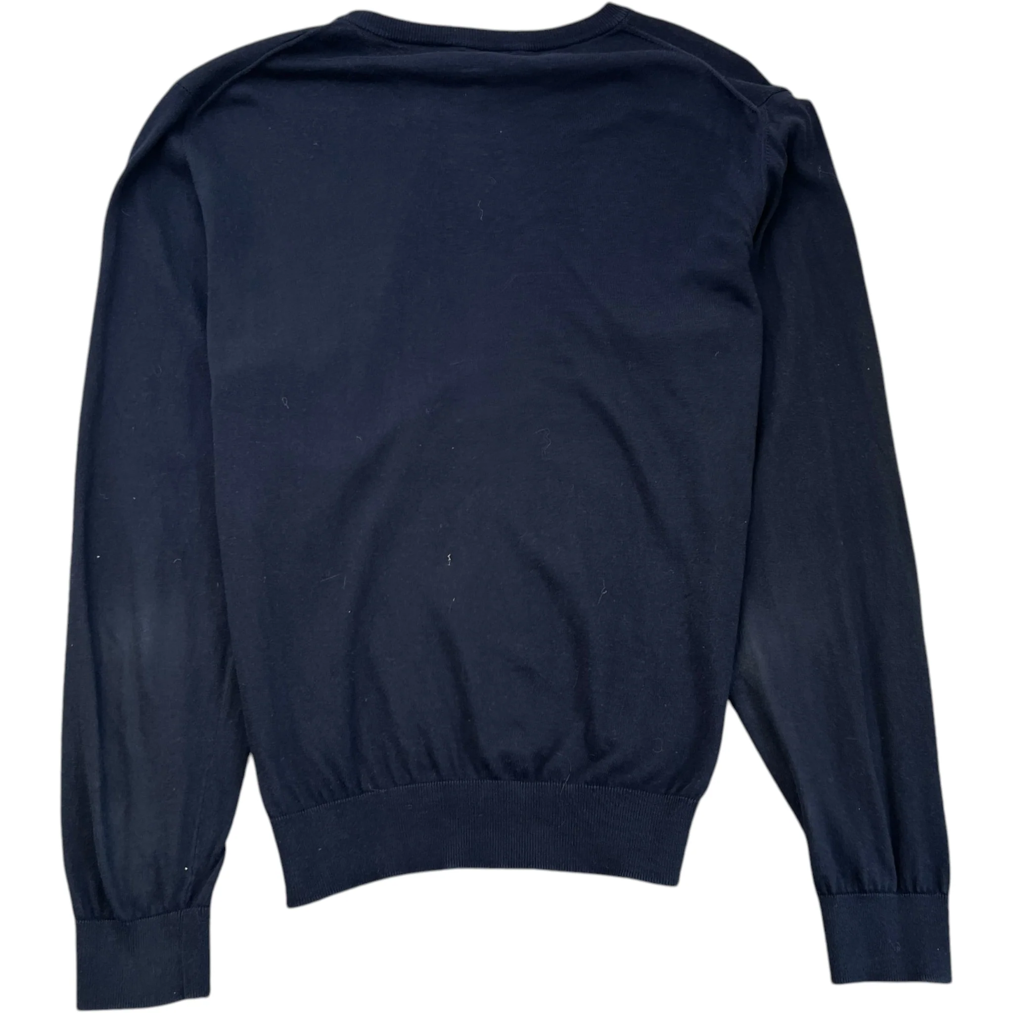 Men's Maglia Tricot Sweatshirt Navy Size XL - Image 2