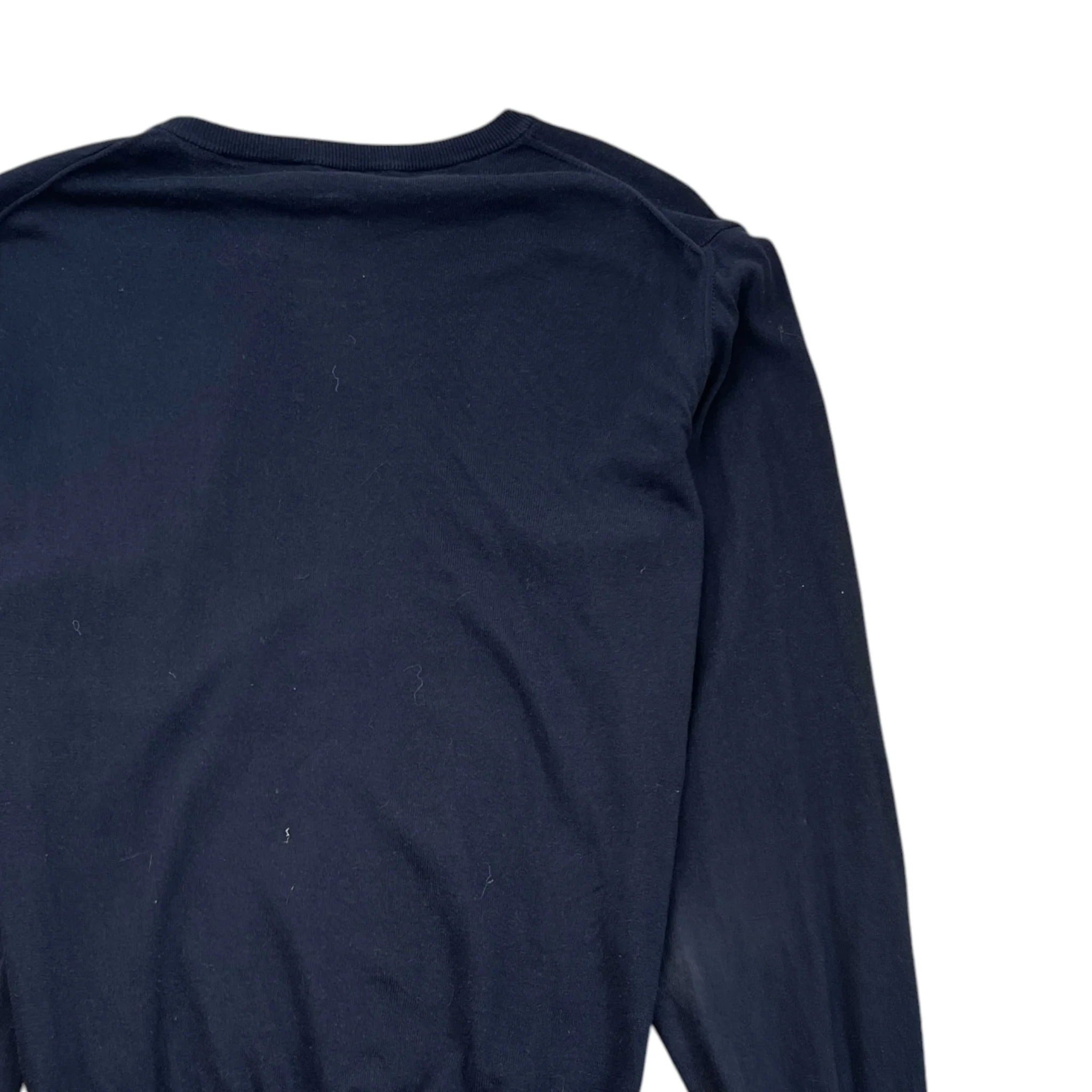Men's Maglia Tricot Sweatshirt Navy Size XL - Image 4