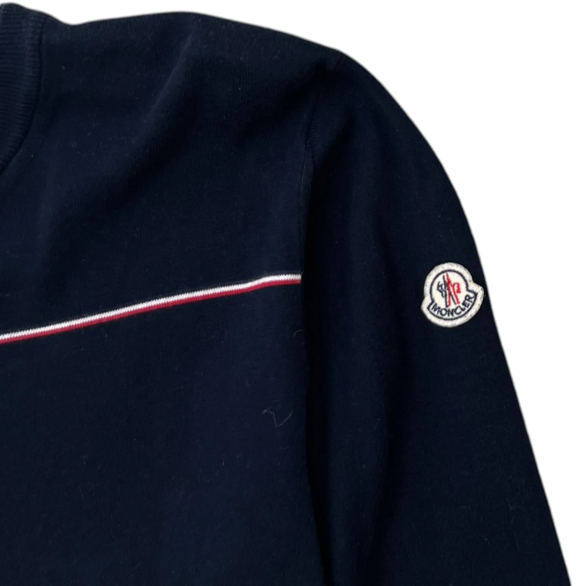 Men's Maglia Tricot Sweatshirt Navy Size XL - Image 5