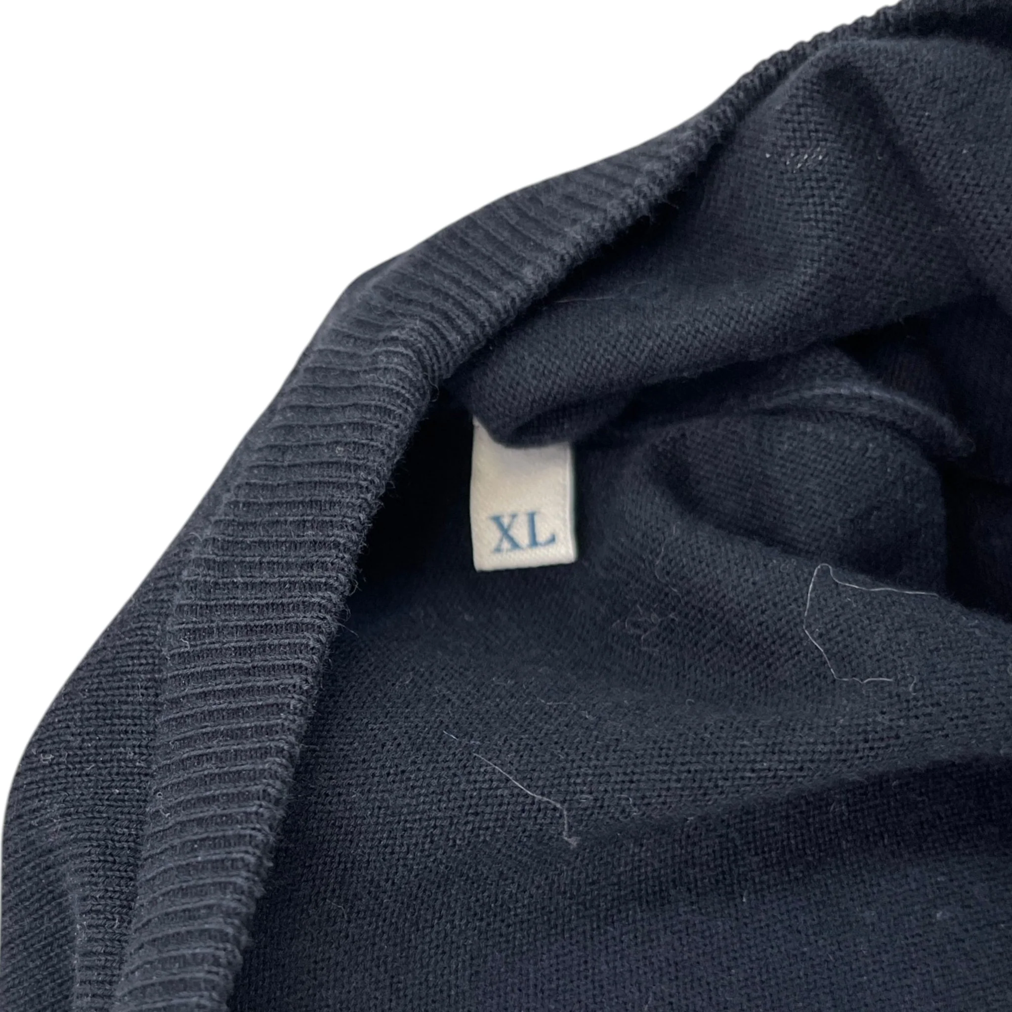 Men's Maglia Tricot Sweatshirt Navy Size XL - Image 8