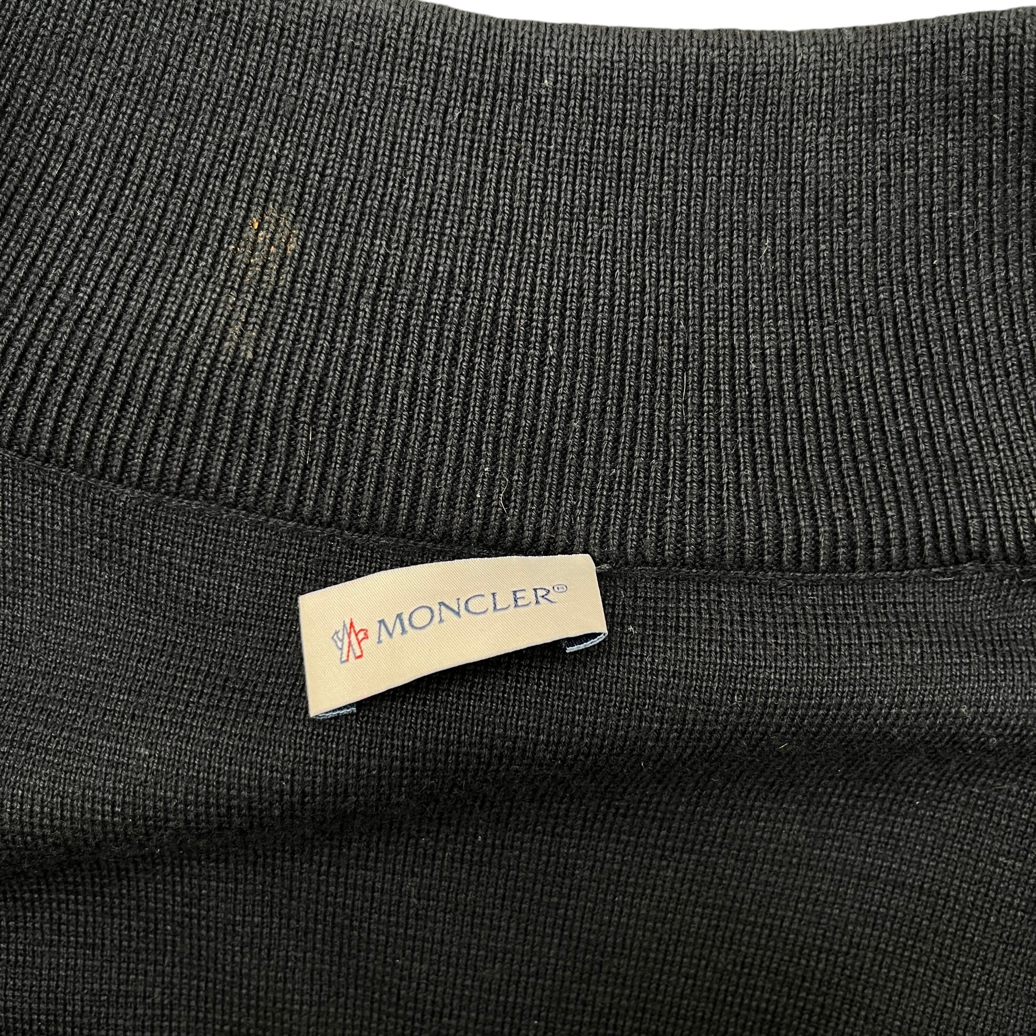 Men's Maglione Tricot Jacket Black Size XL - Image 7