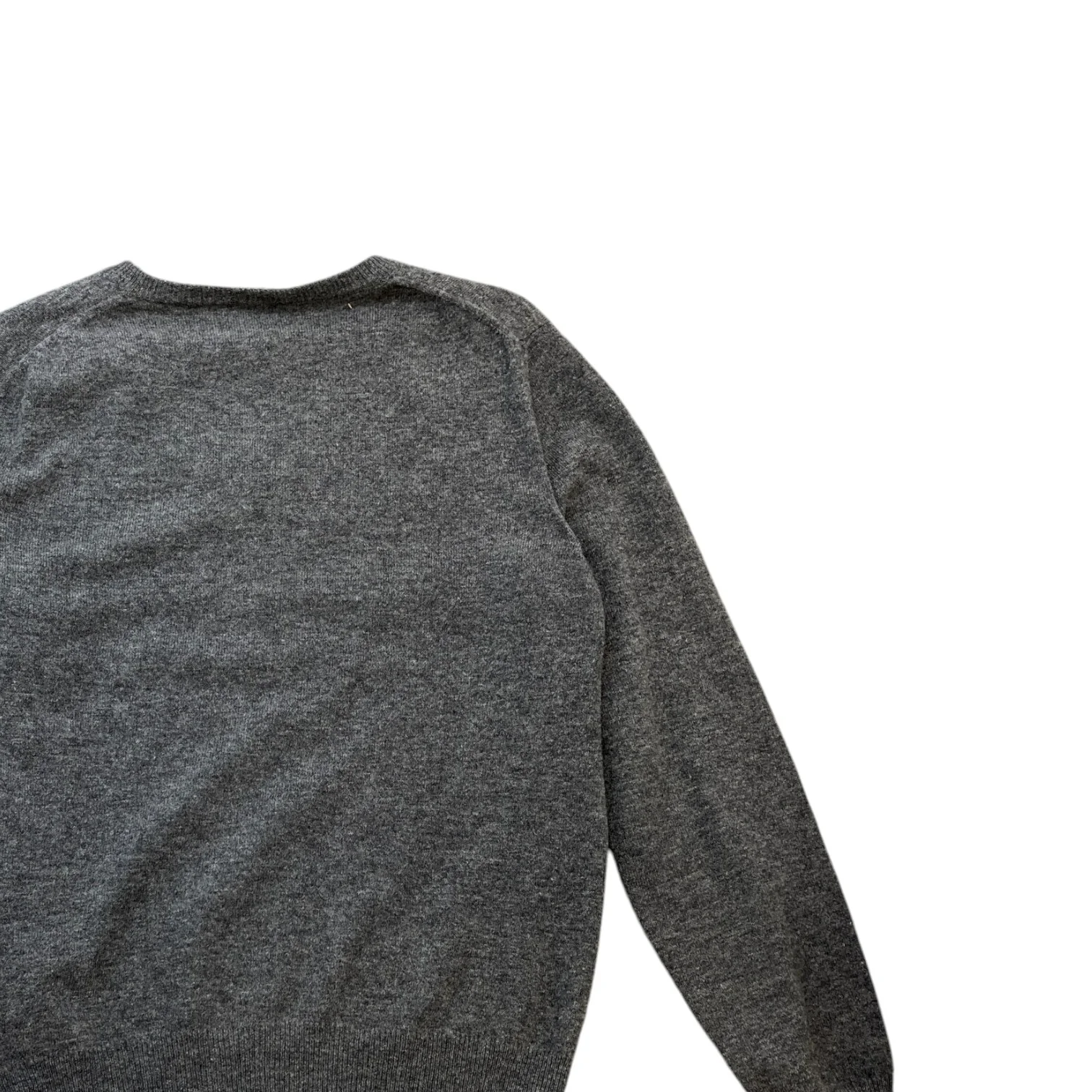 Men's Maglione Tricot Jumper Grey Size M - Image 4
