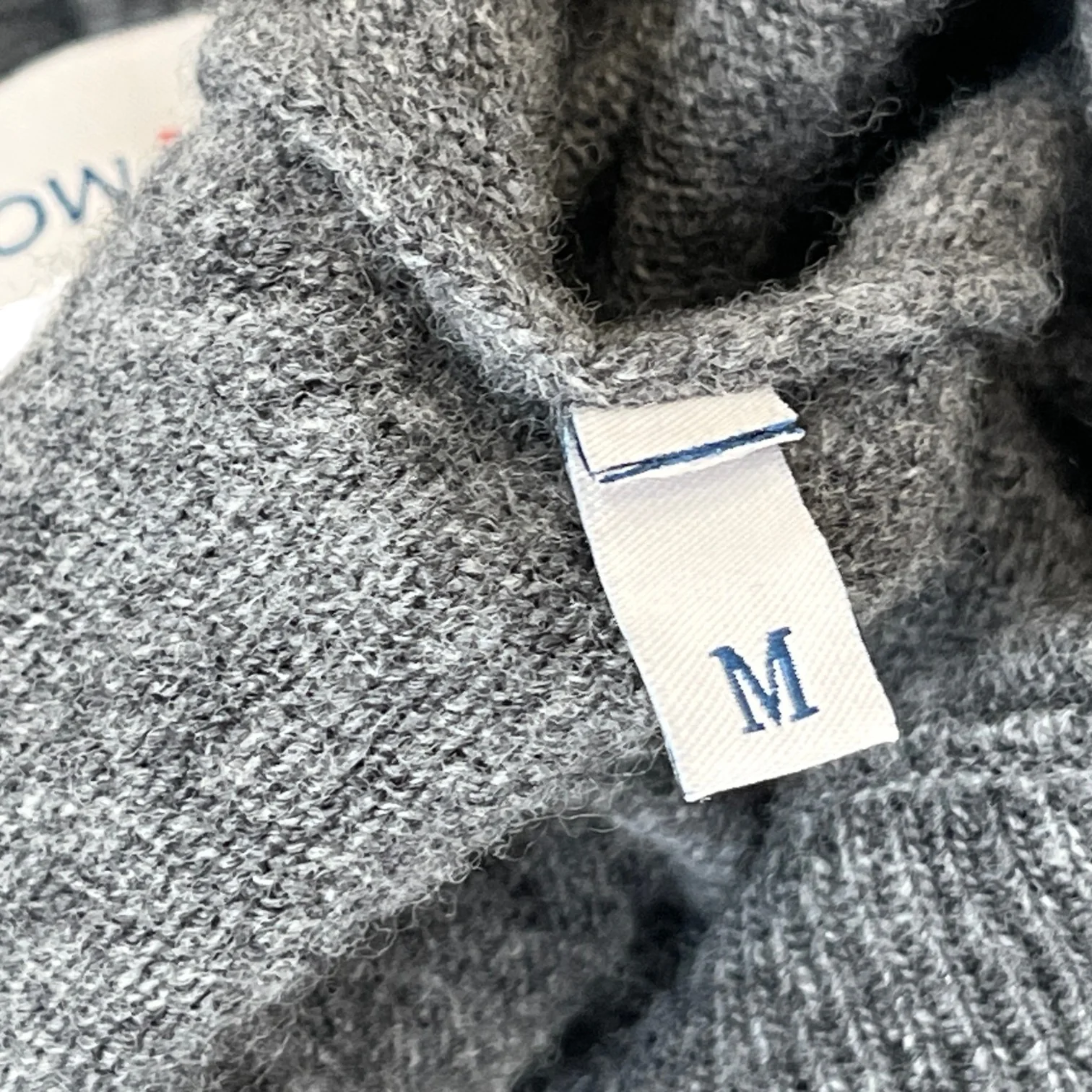 Men's Maglione Tricot Jumper Grey Size M - Image 7
