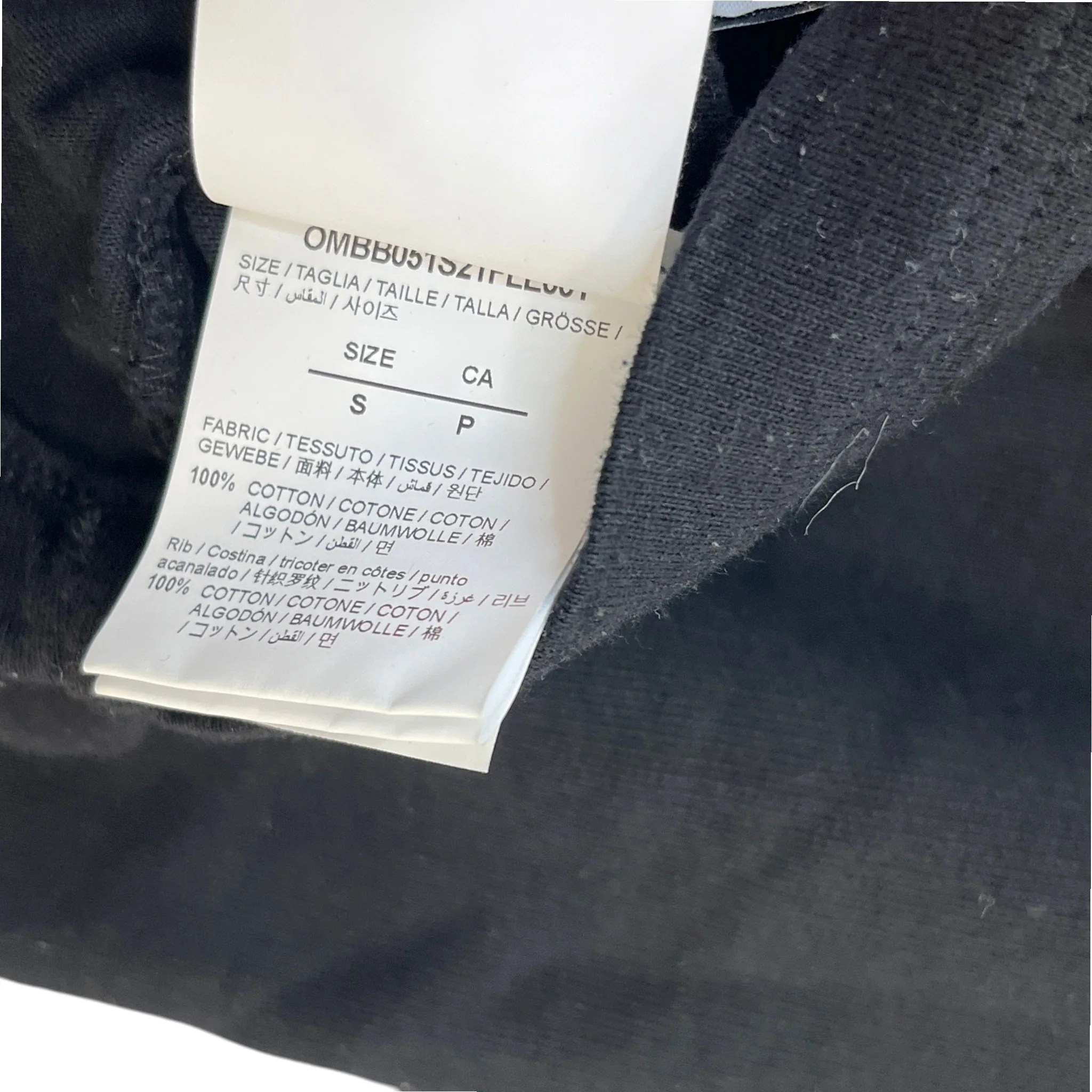 Men's Marker Arrows Layered Hoodie Black Size S - Image 8