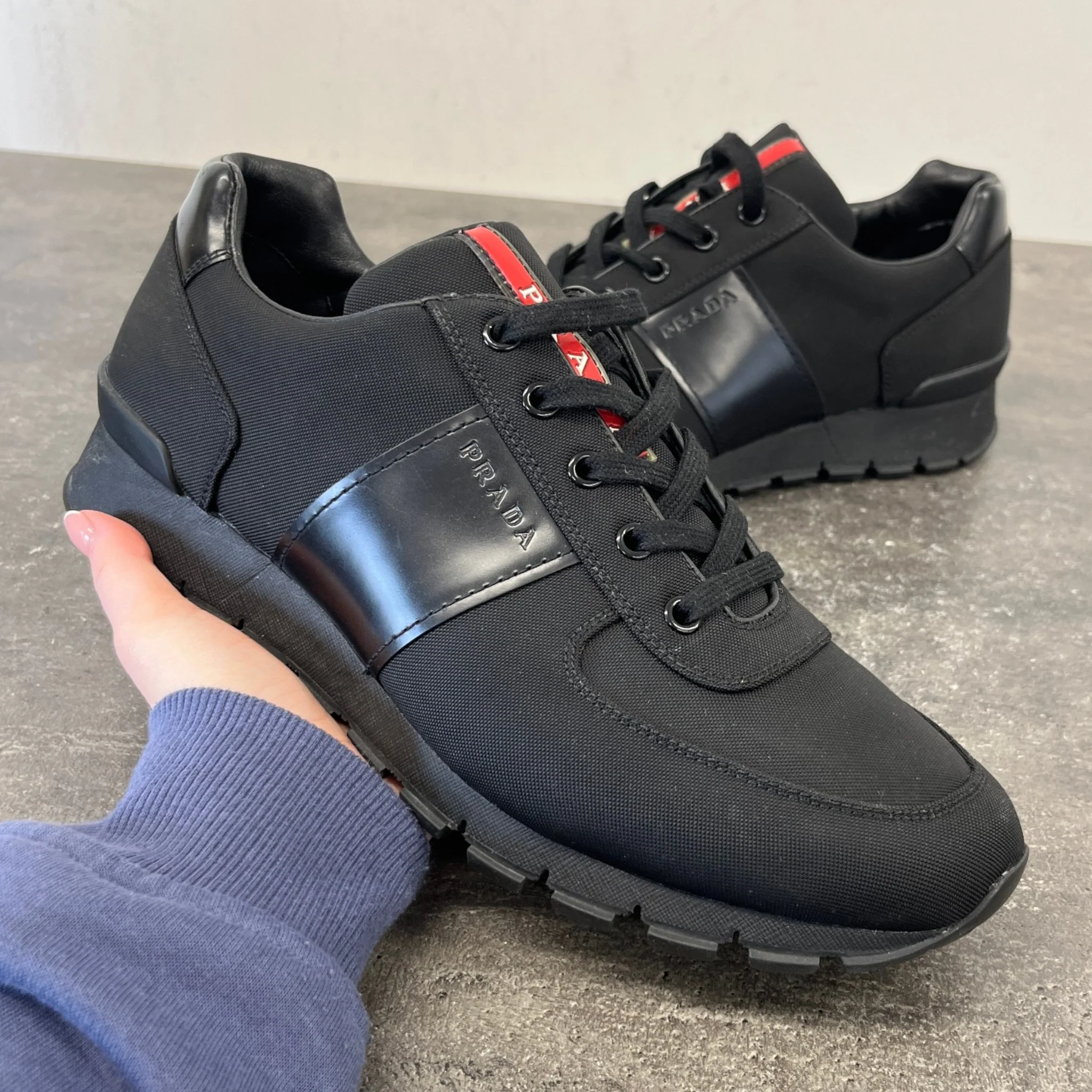 Men's Match Race Runner Low Trainers Black Size EU 43 / UK 9 - Image 12