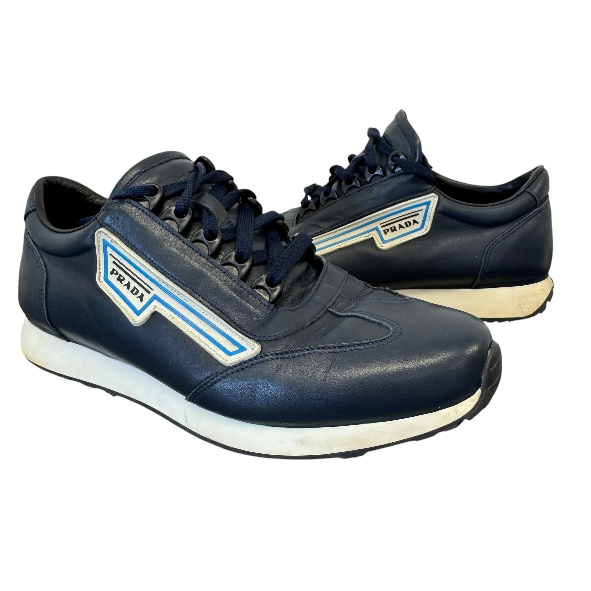 Men's Milano 70 Low Trainers Navy Size EU 41 / UK 7 - Image 3