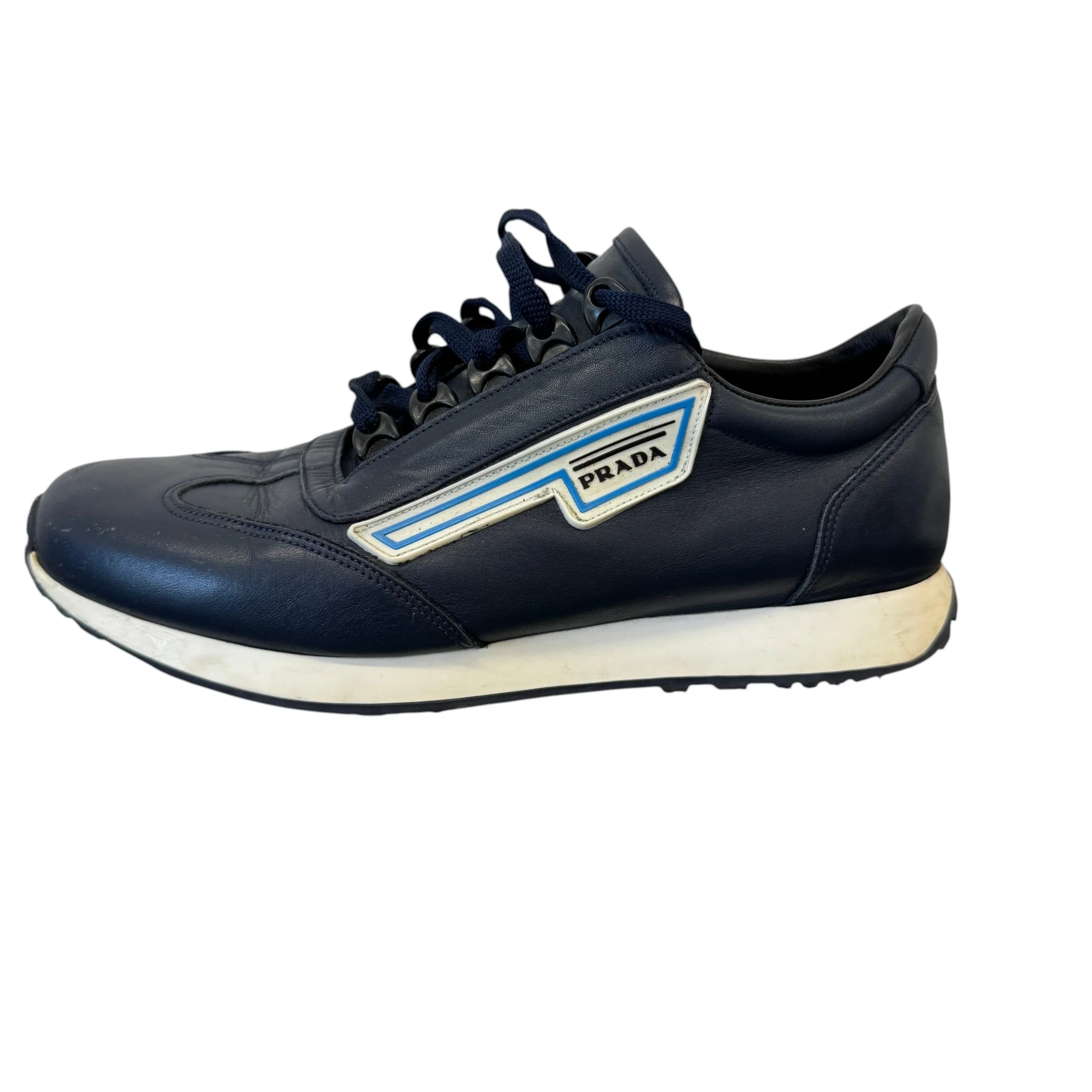 Men's Milano 70 Low Trainers Navy Size EU 41 / UK 7 - Image 4