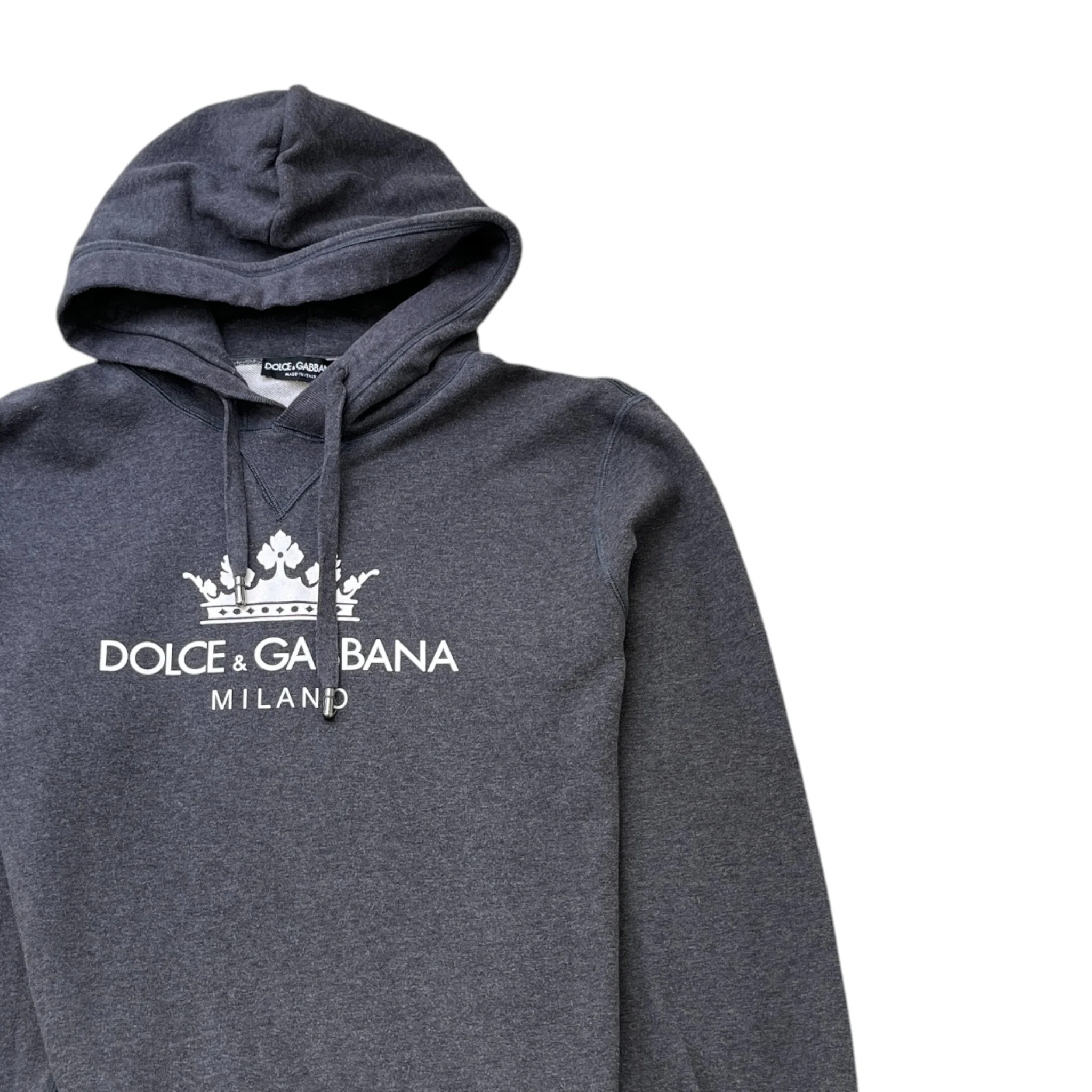 Men's Milano Crown Hoodie Grey Size IT 52 / UK XL - Image 3