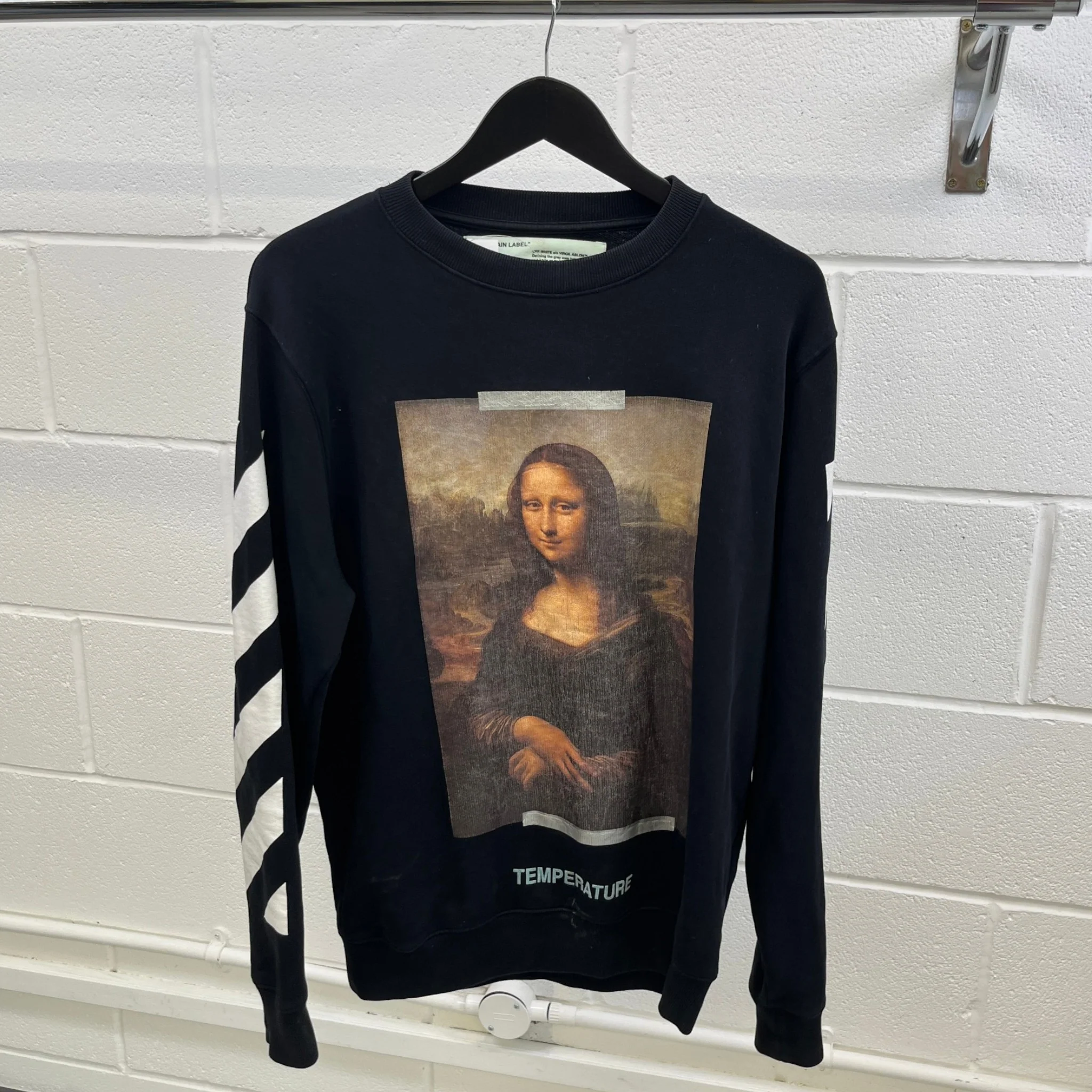Men's Mona Lisa Jumper Black Size XS - Image 8