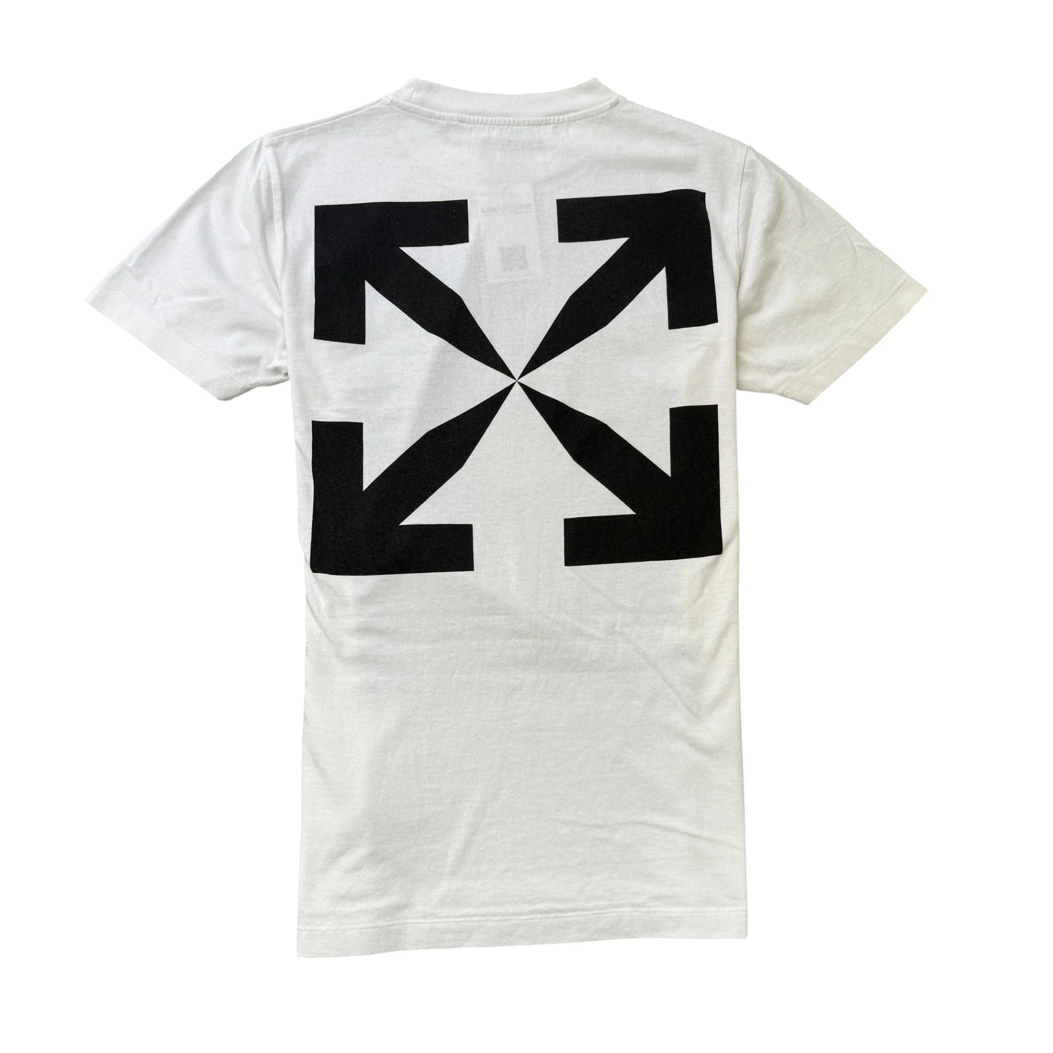 Men's Mona Lisa Print T-Shirt White Size S - Image 2