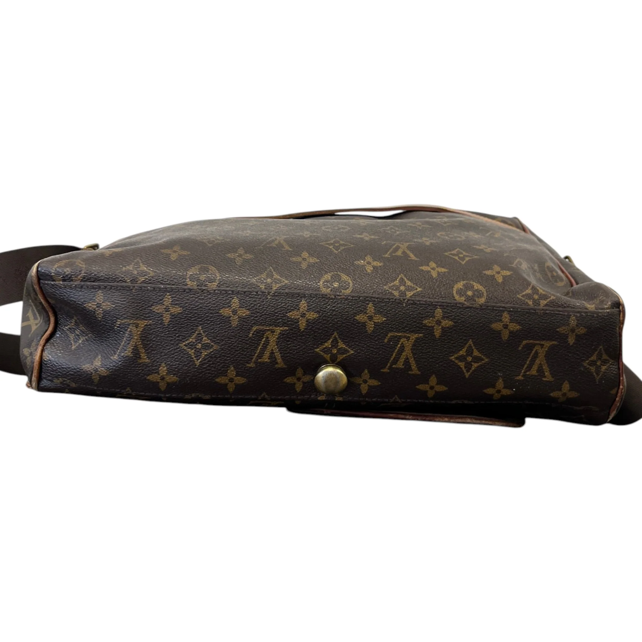 Men's Monogram Abbesses Messenger Bag Brown - Image 10