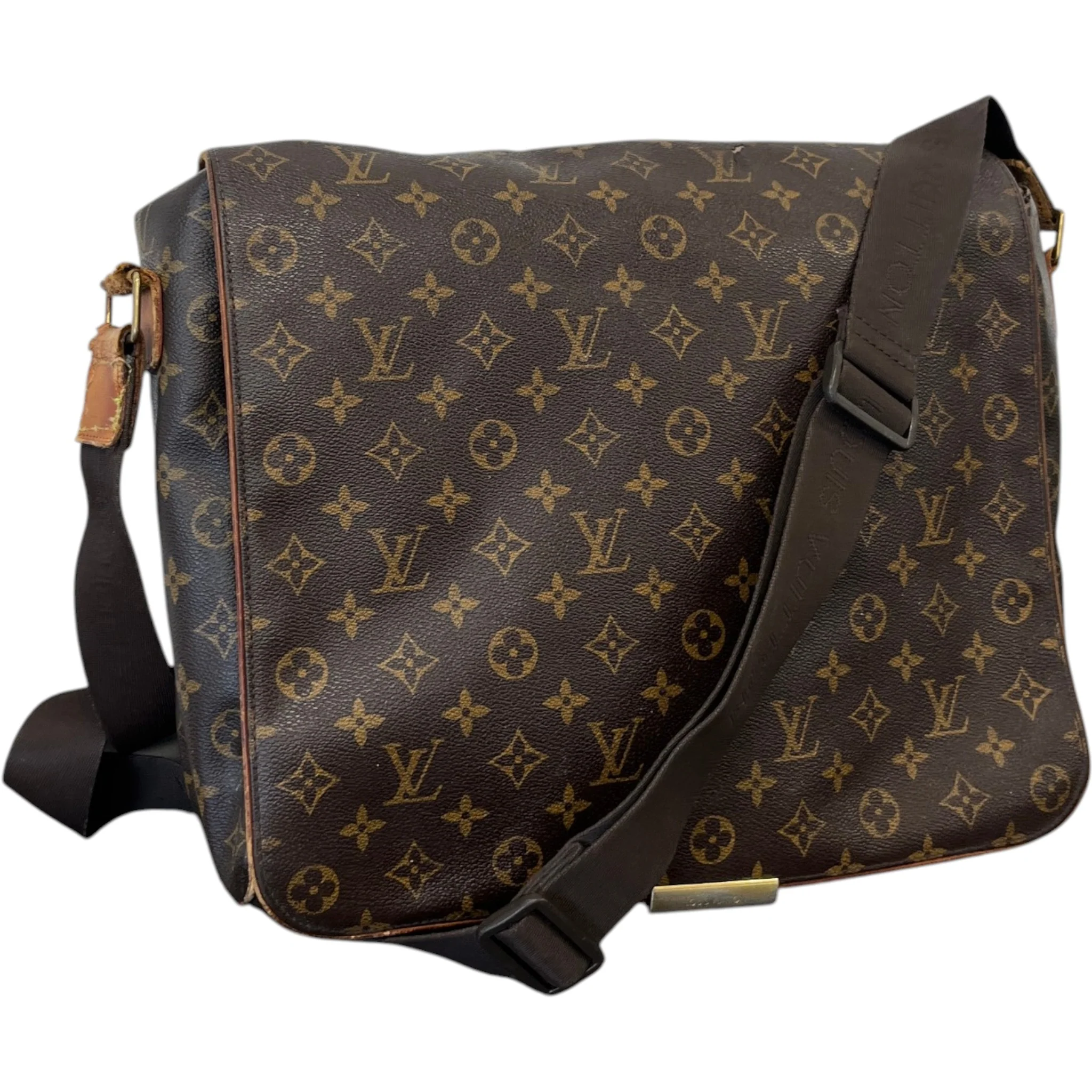 Men's Monogram Abbesses Messenger Bag Brown - Image 4