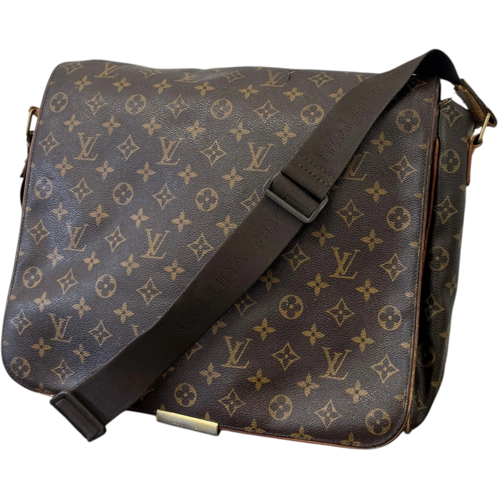Men's Monogram Abbesses Messenger Bag Brown - Image 5