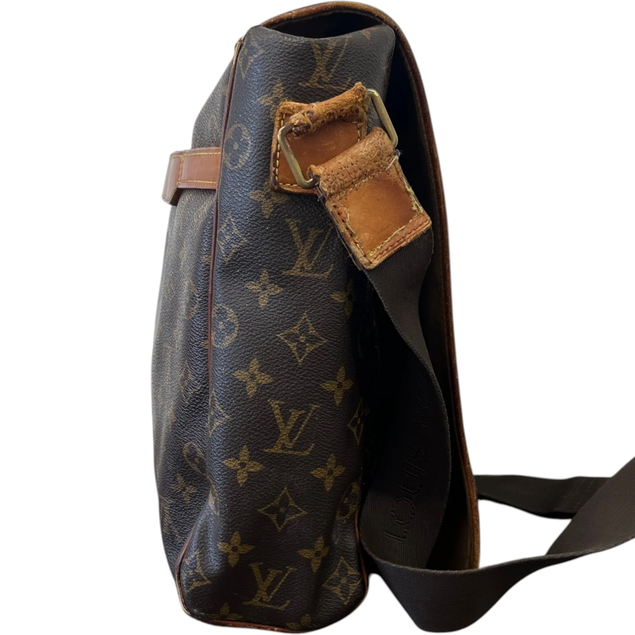 Men's Monogram Abbesses Messenger Bag Brown - Image 7