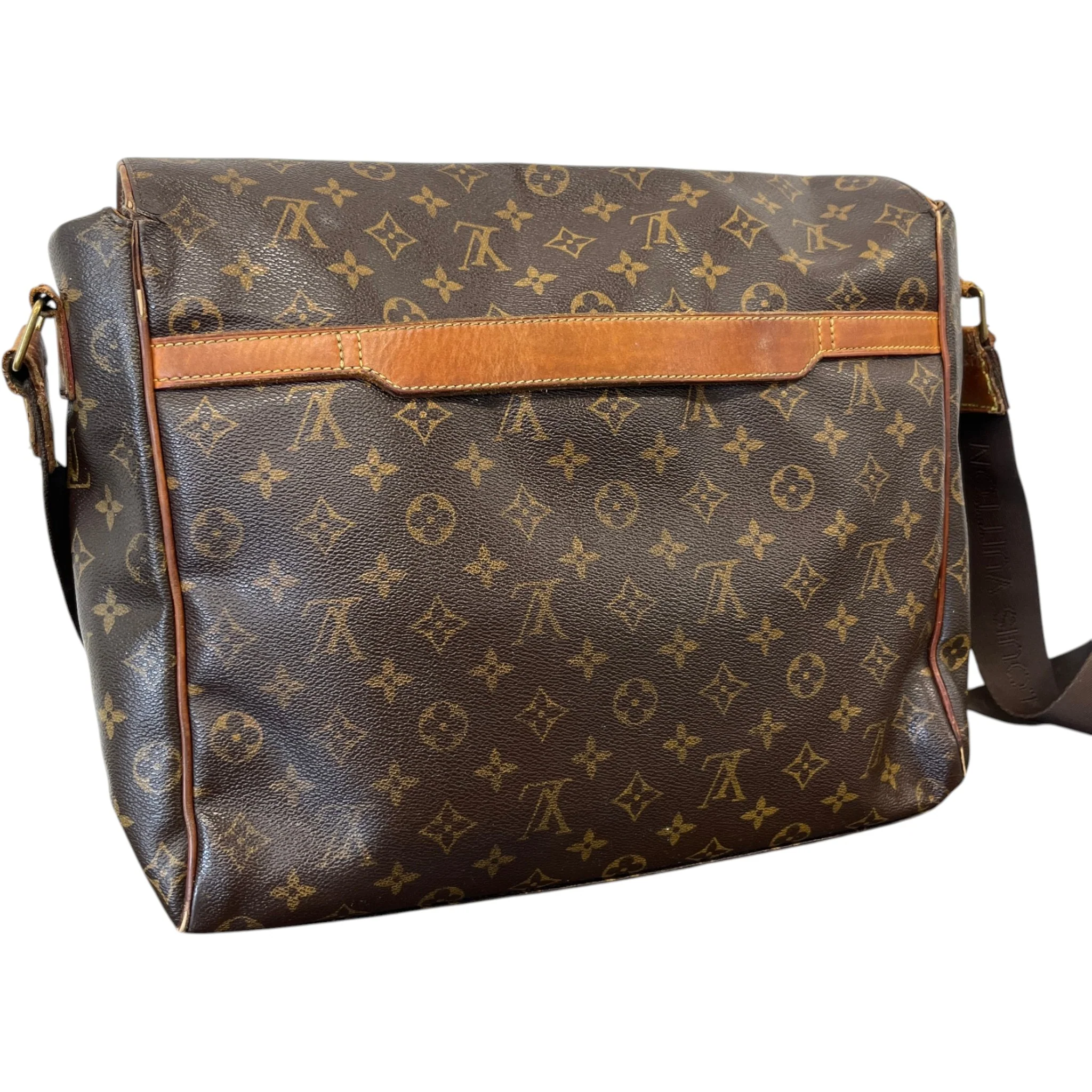 Men's Monogram Abbesses Messenger Bag Brown - Image 8