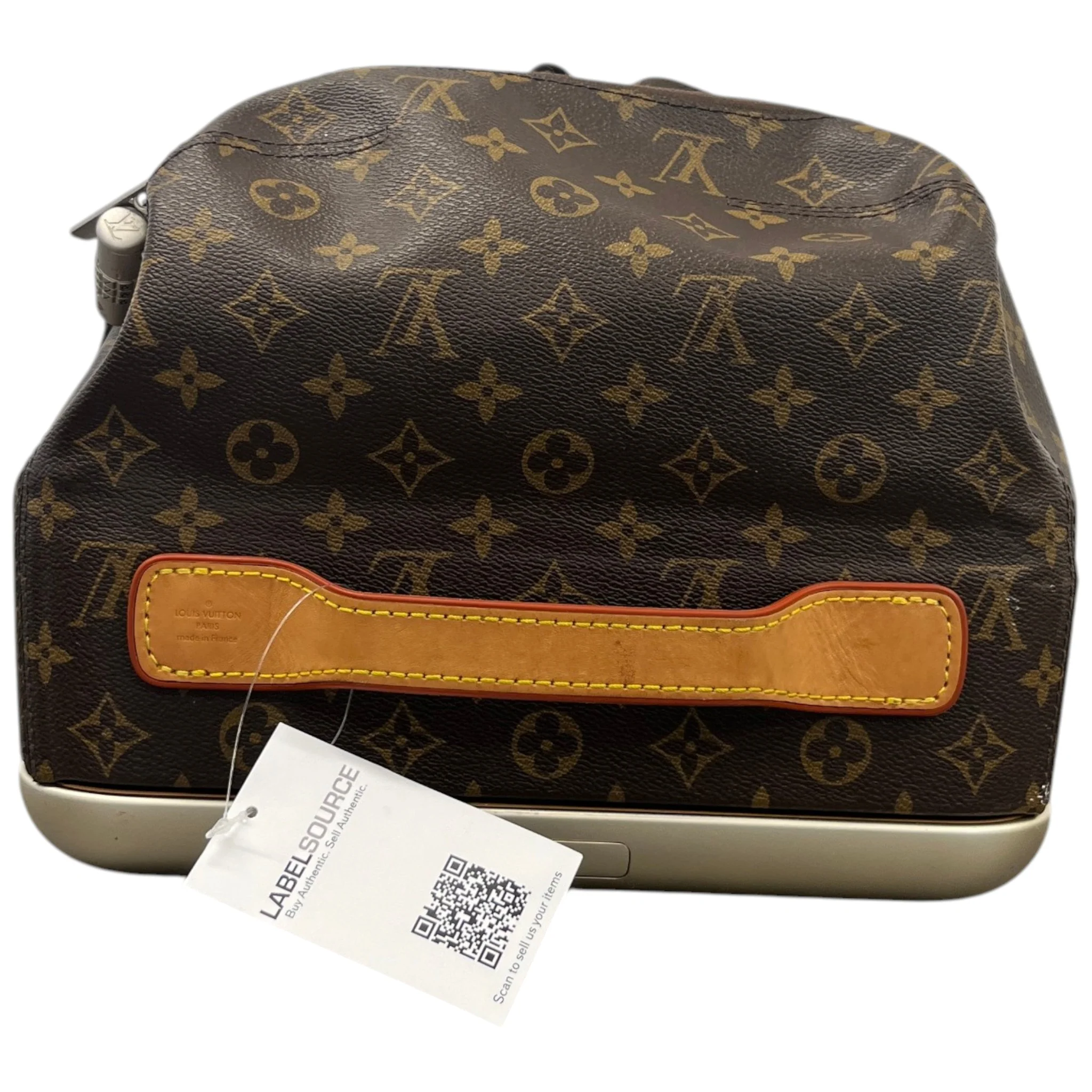 Men's Monogram Canvas Horizon Soft Duffle 55 Suitcase Brown - Image 7