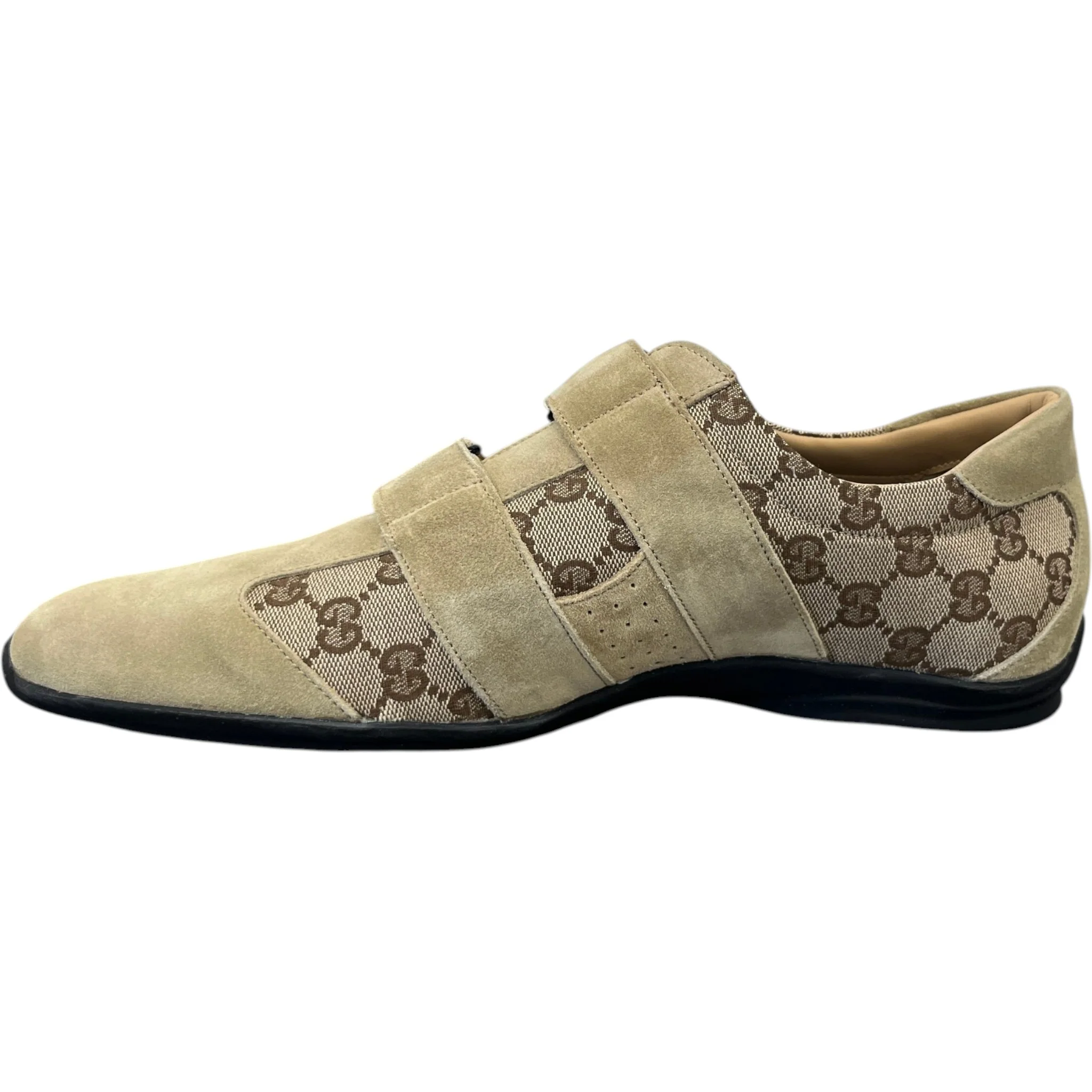 Men's Monogram Clarins 2 Velcro Low Trainers Beige Size EU 44 / UK 10 - Image 2
