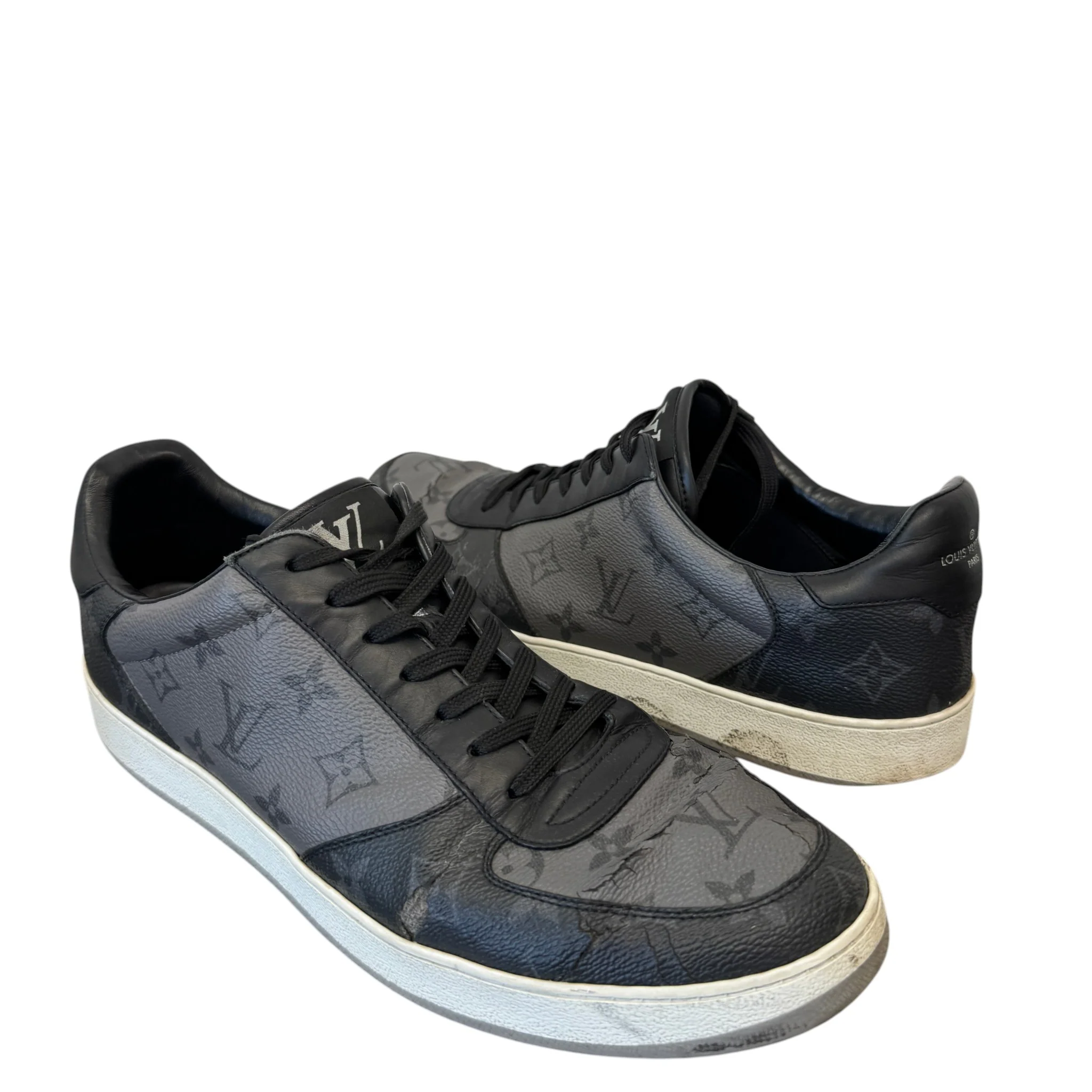 Men's Monogram Eclipse Rivoli Low Trainers Black Size EU 44 / UK 10 - Image 3