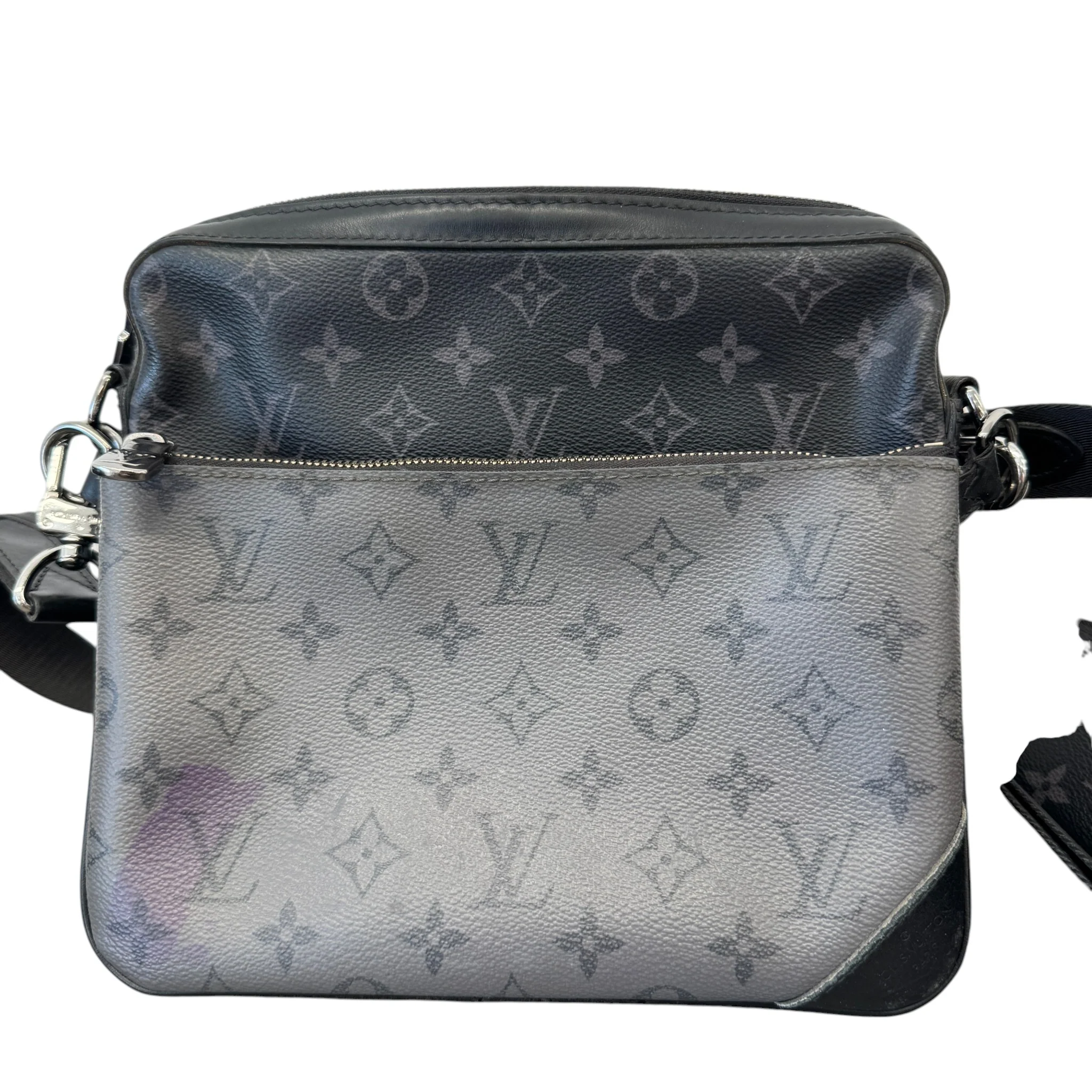 Men's Monogram Eclipse Trio Messenger Bag Black - Image 4