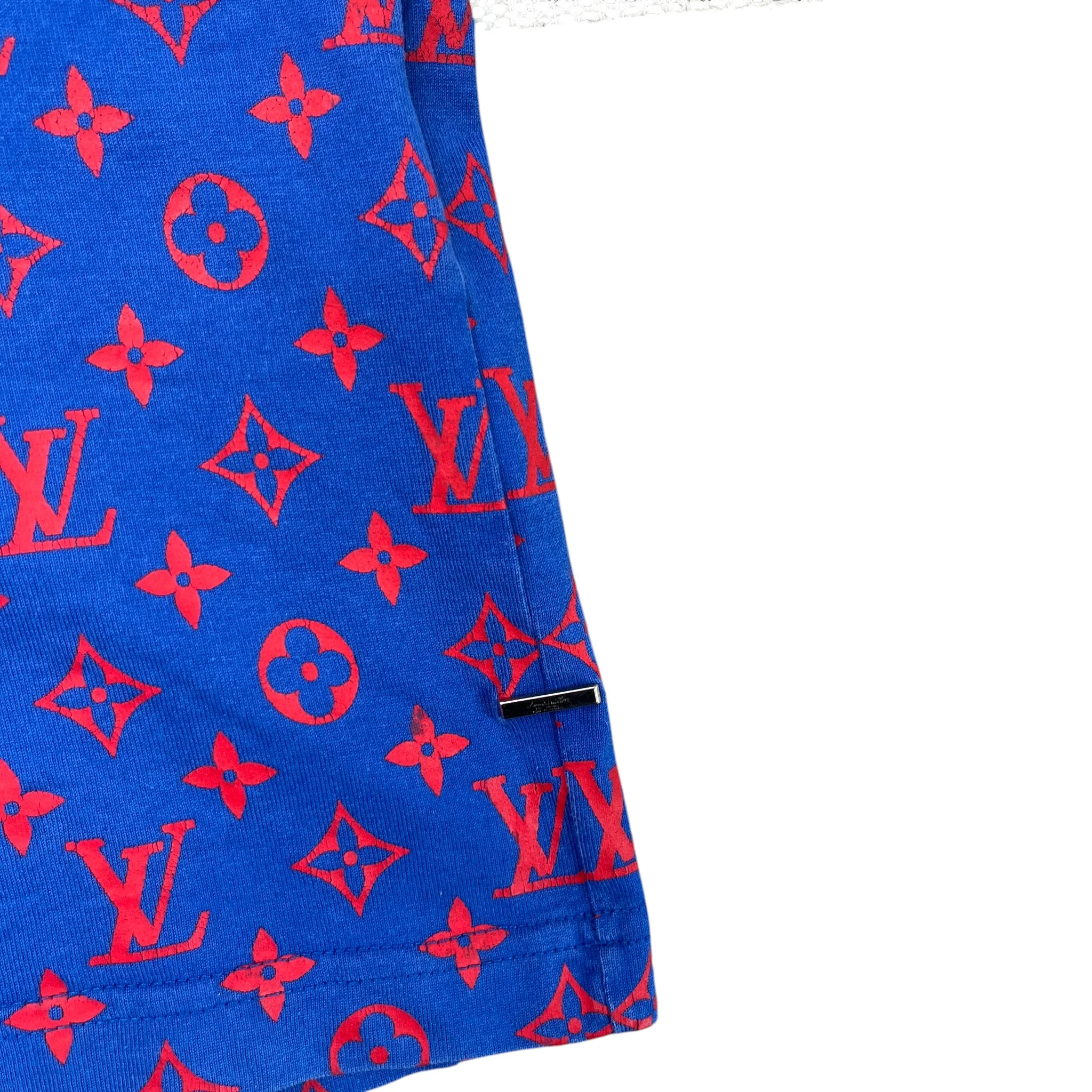 Men's Monogram Gradient T-Shirt Blue Size XS - Image 5