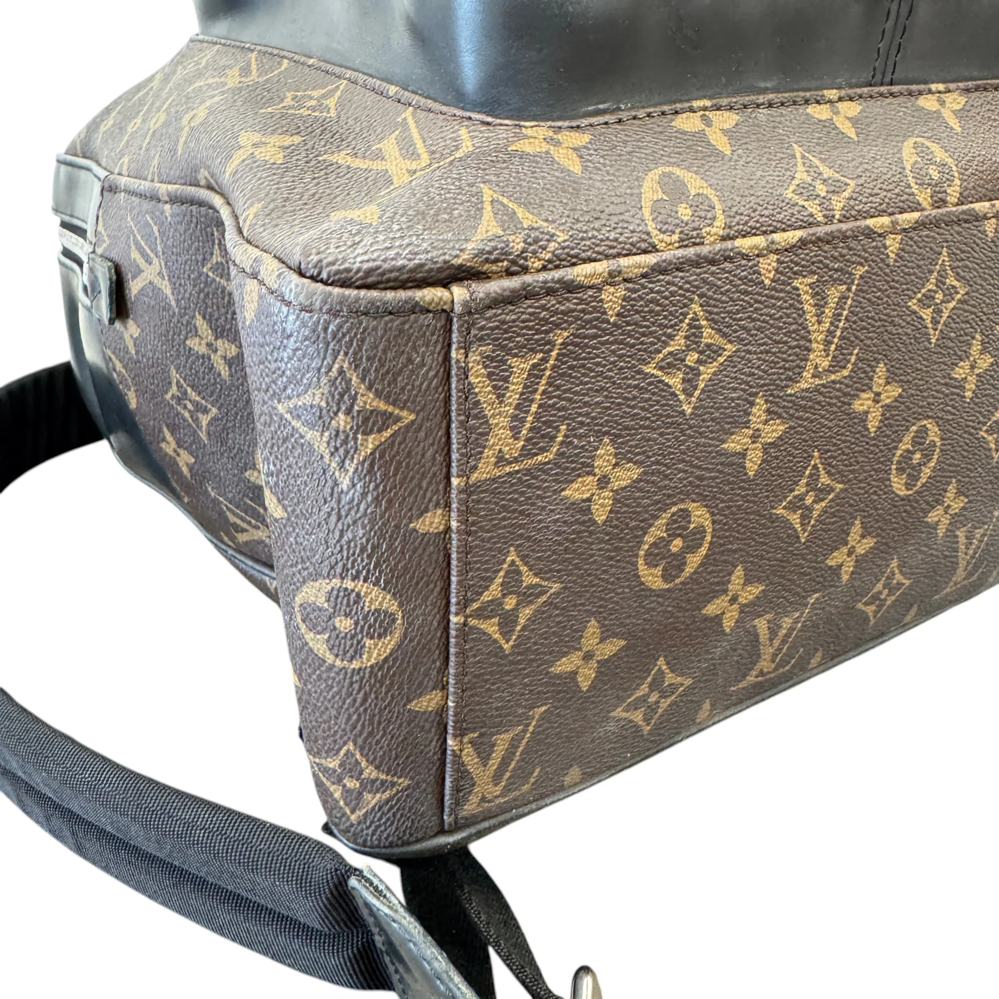 Men's Monogram Macassar Josh Backpack Brown - Image 8