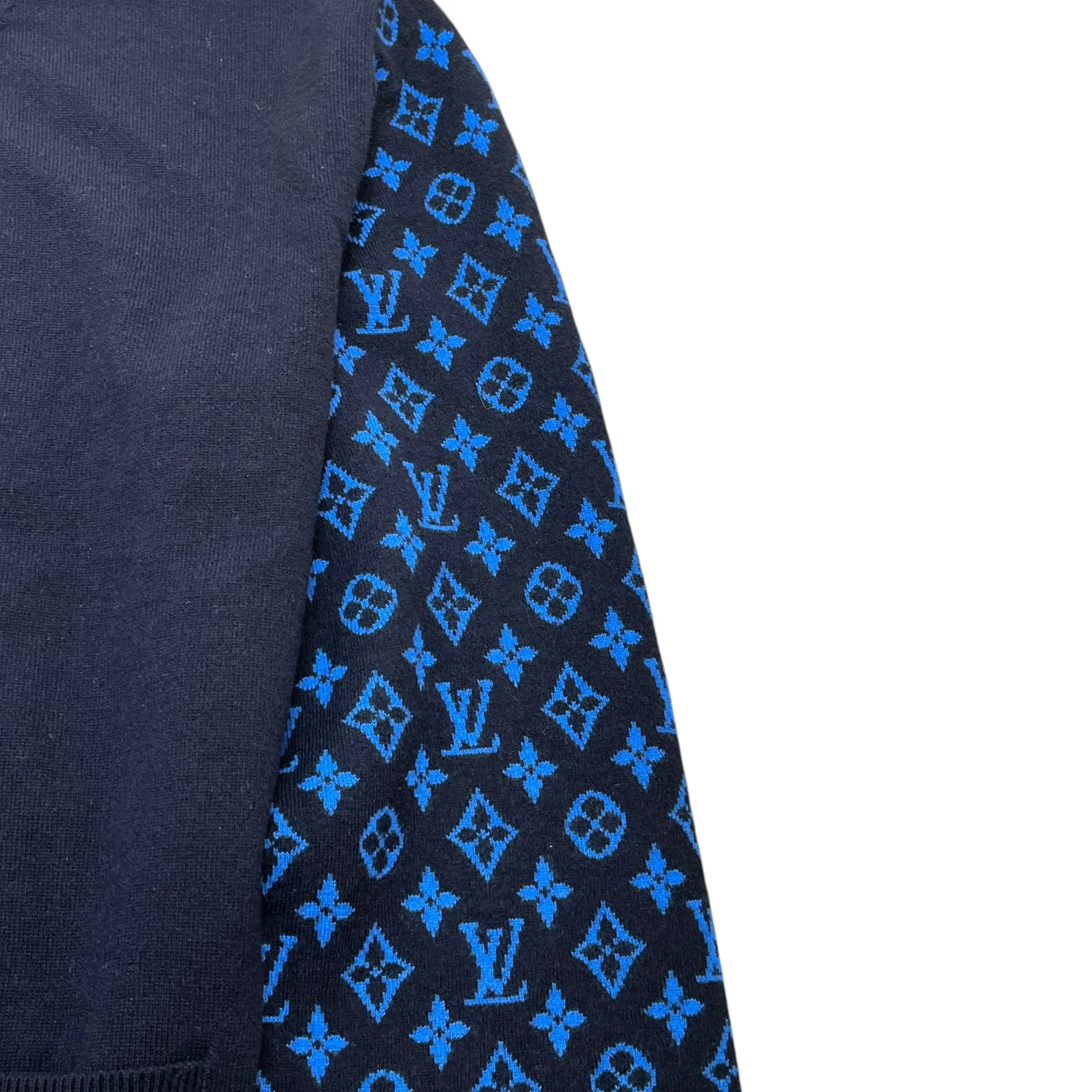 Men's Monogram Mix Cashmere Cardigan Black Size L - Image 7