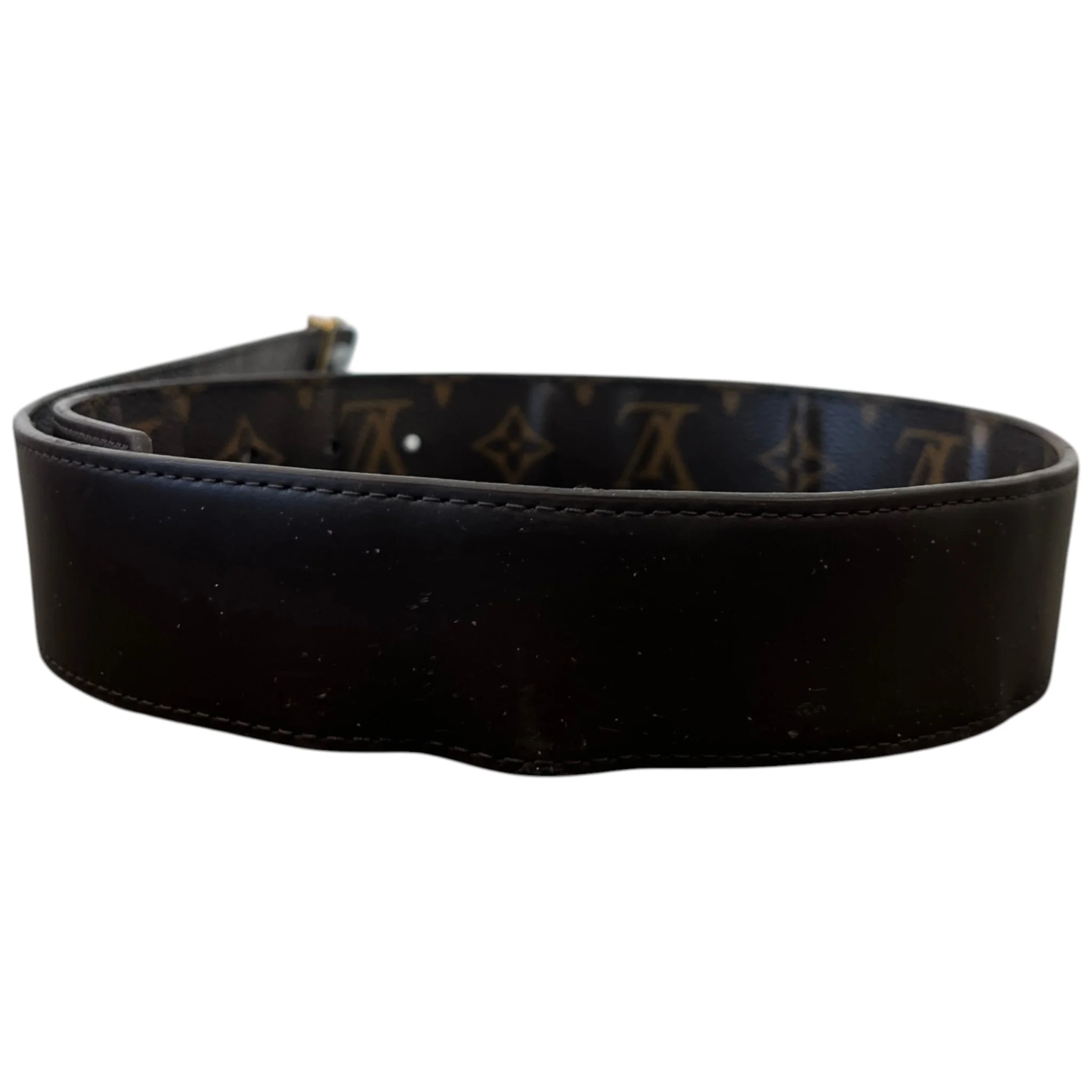 Men's Monogram Reversible Belt Brown Size Waist 28" - Image 7