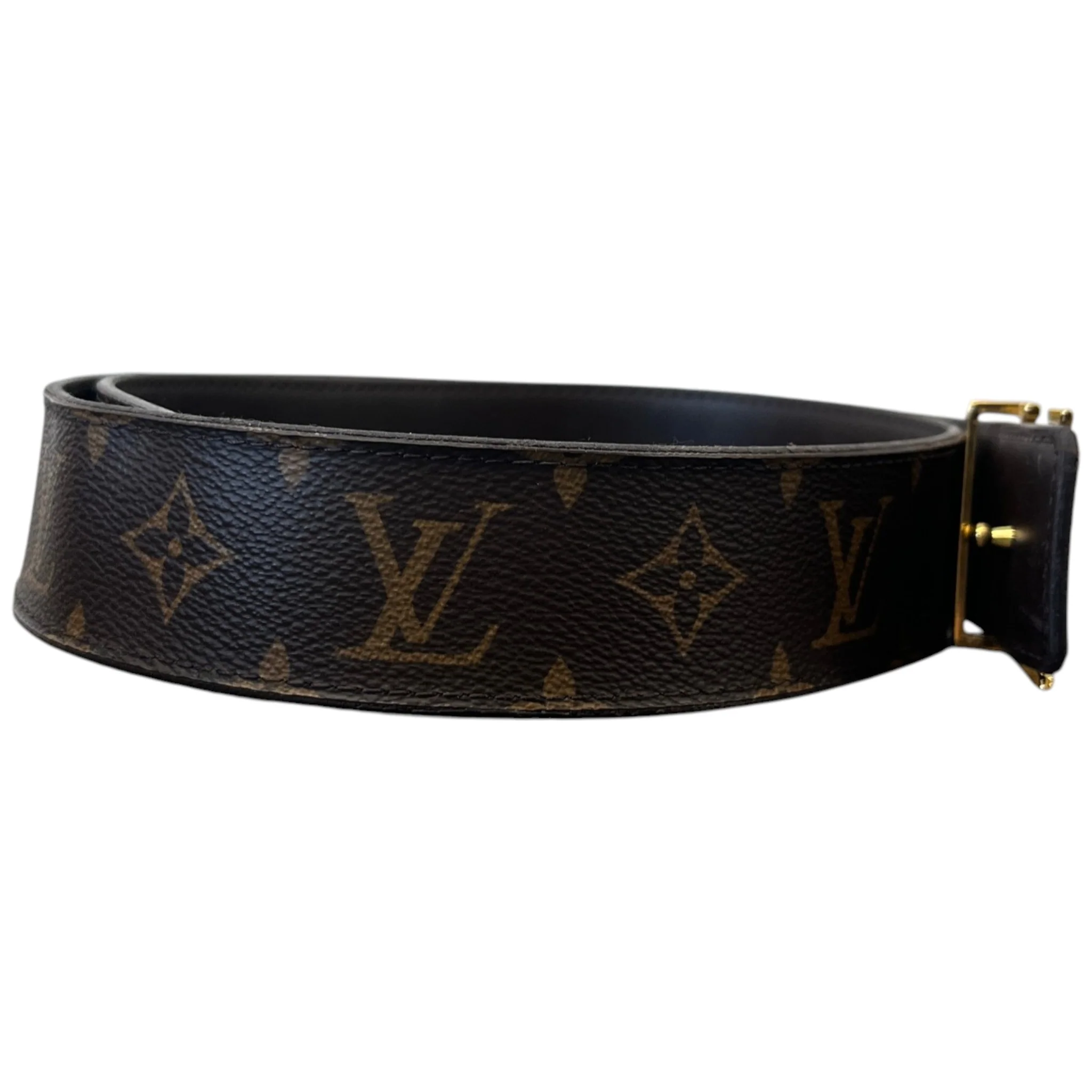 Men's Monogram Reversible Belt Brown Size Waist 28" - Image 8