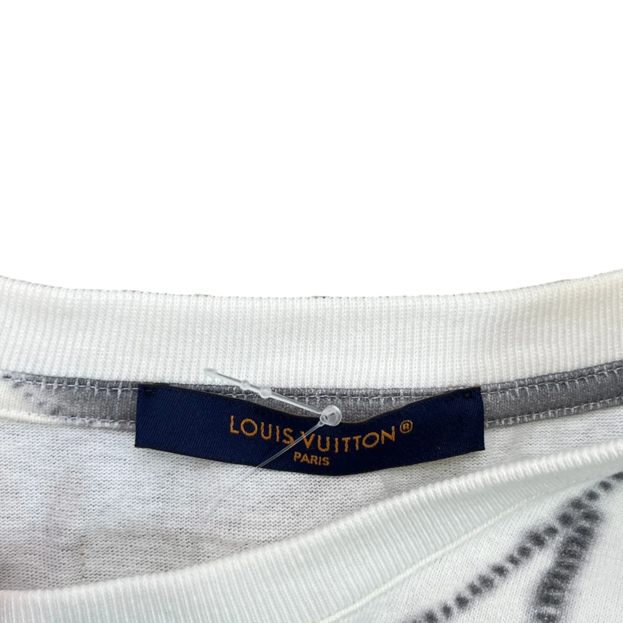Men's Monogram Tie Dye T-Shirt White Size XL - Image 8