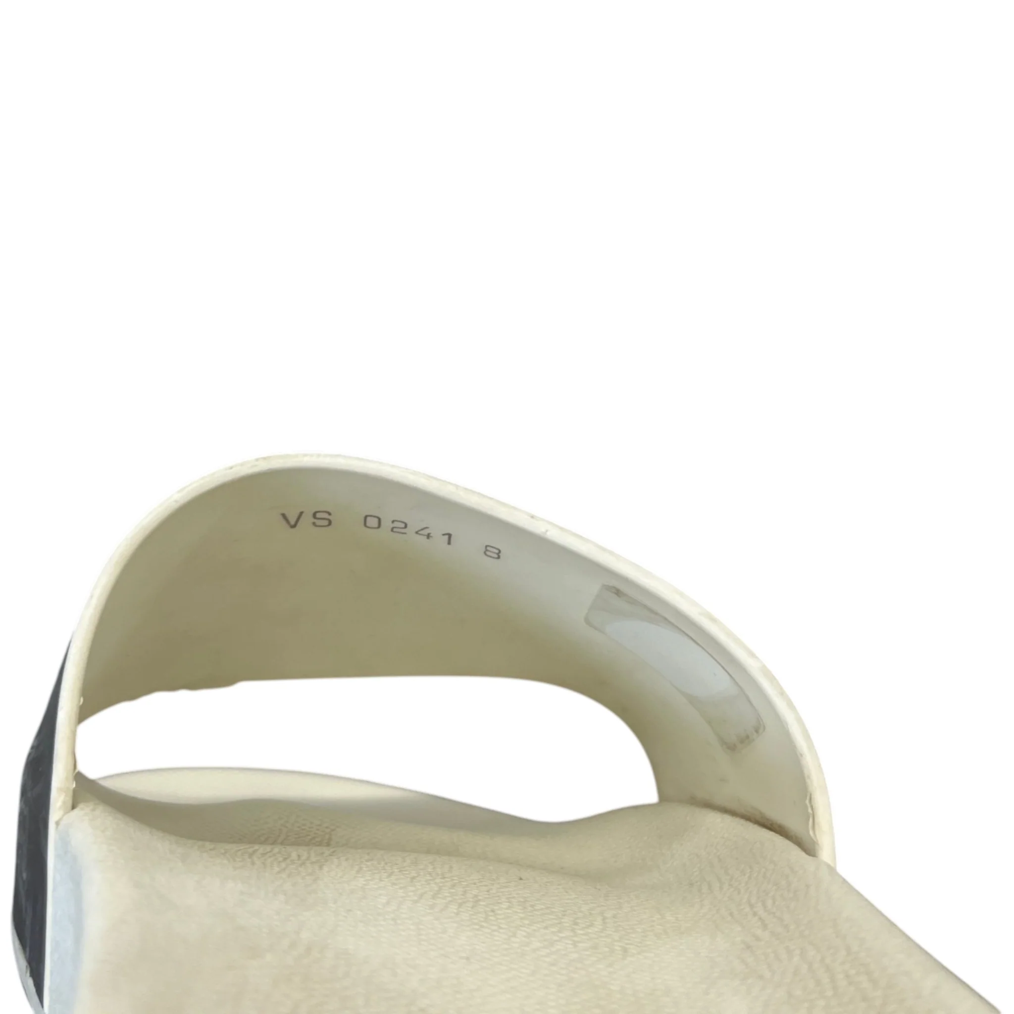 Men's Monogram Waterfront Mules Slides Silver Size EU 42 / UK 8 - Image 11