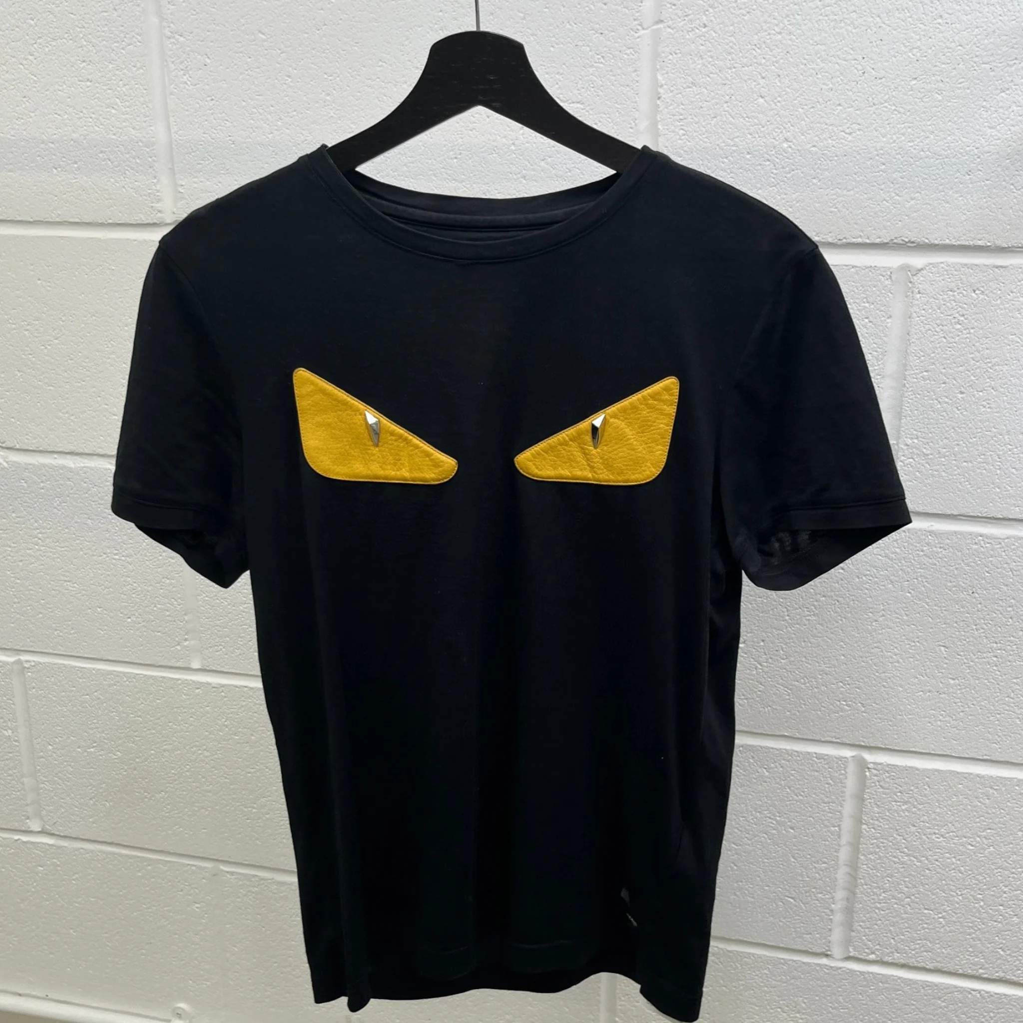 Men's Monster Eye T-Shirt Black Size IT 44 / UK XS - Image 9