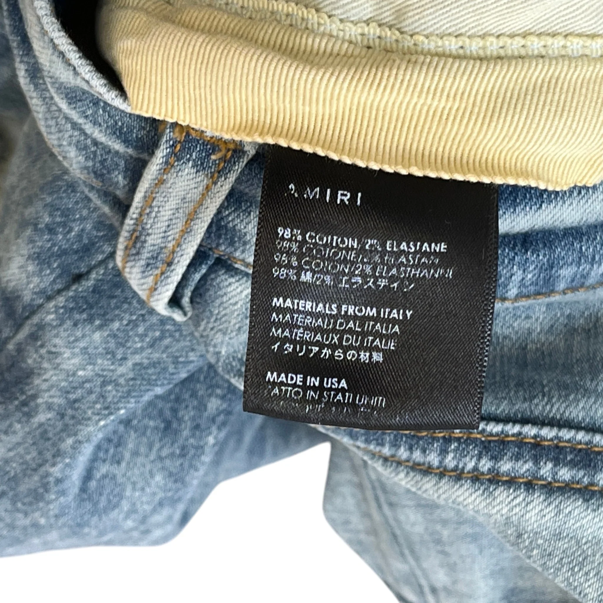 Men's Mx1 Distressed Bandana Jeans Blue Size IT 48 / UK 32 - Image 10