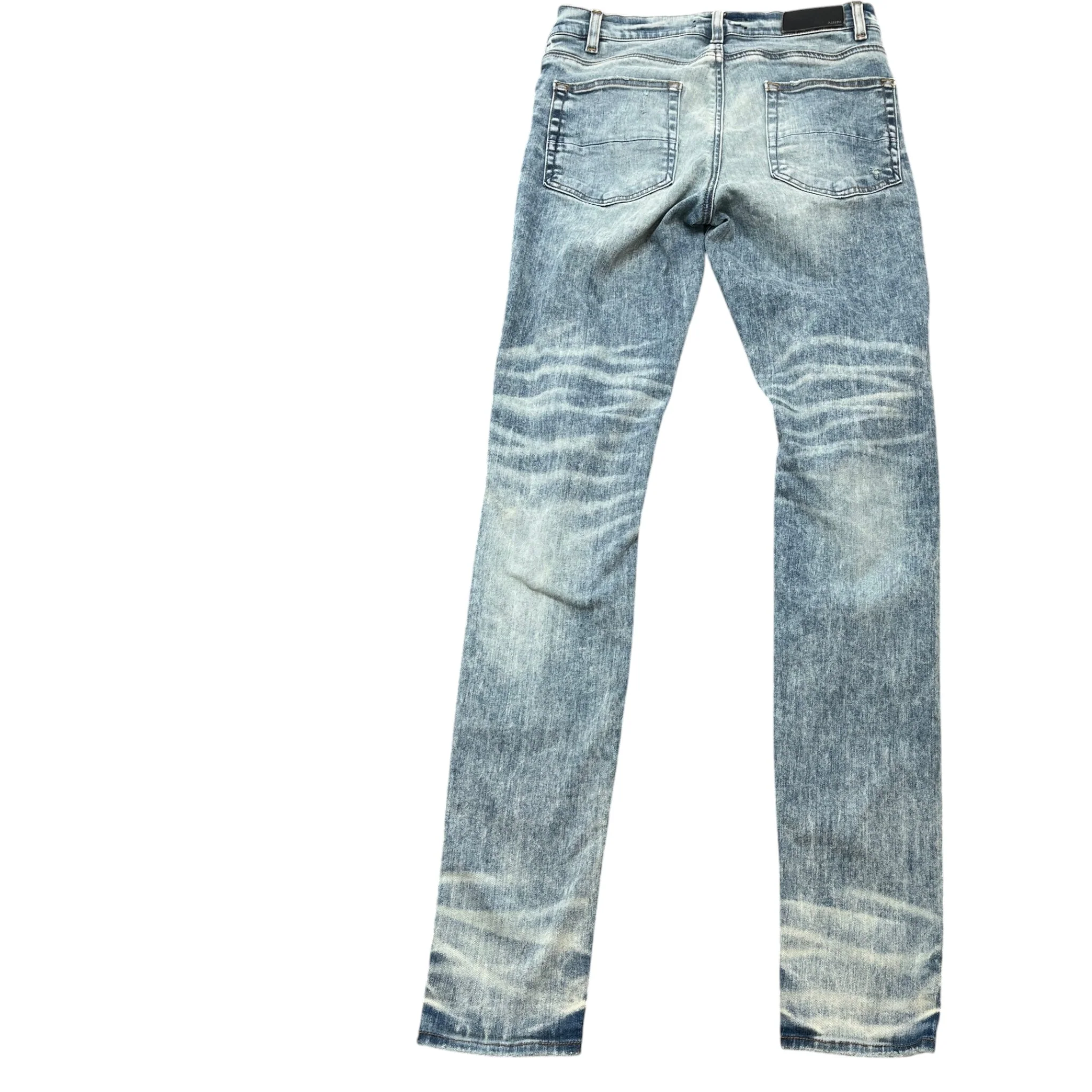 Men's Mx1 Distressed Bandana Jeans Blue Size IT 48 / UK 32 - Image 2