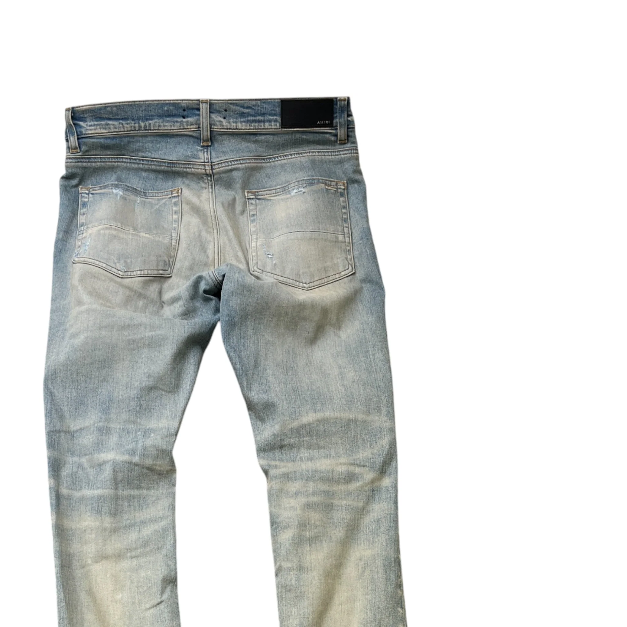 Men's Mx1 Distressed Jeans Blue Size Waist 32" - Image 4