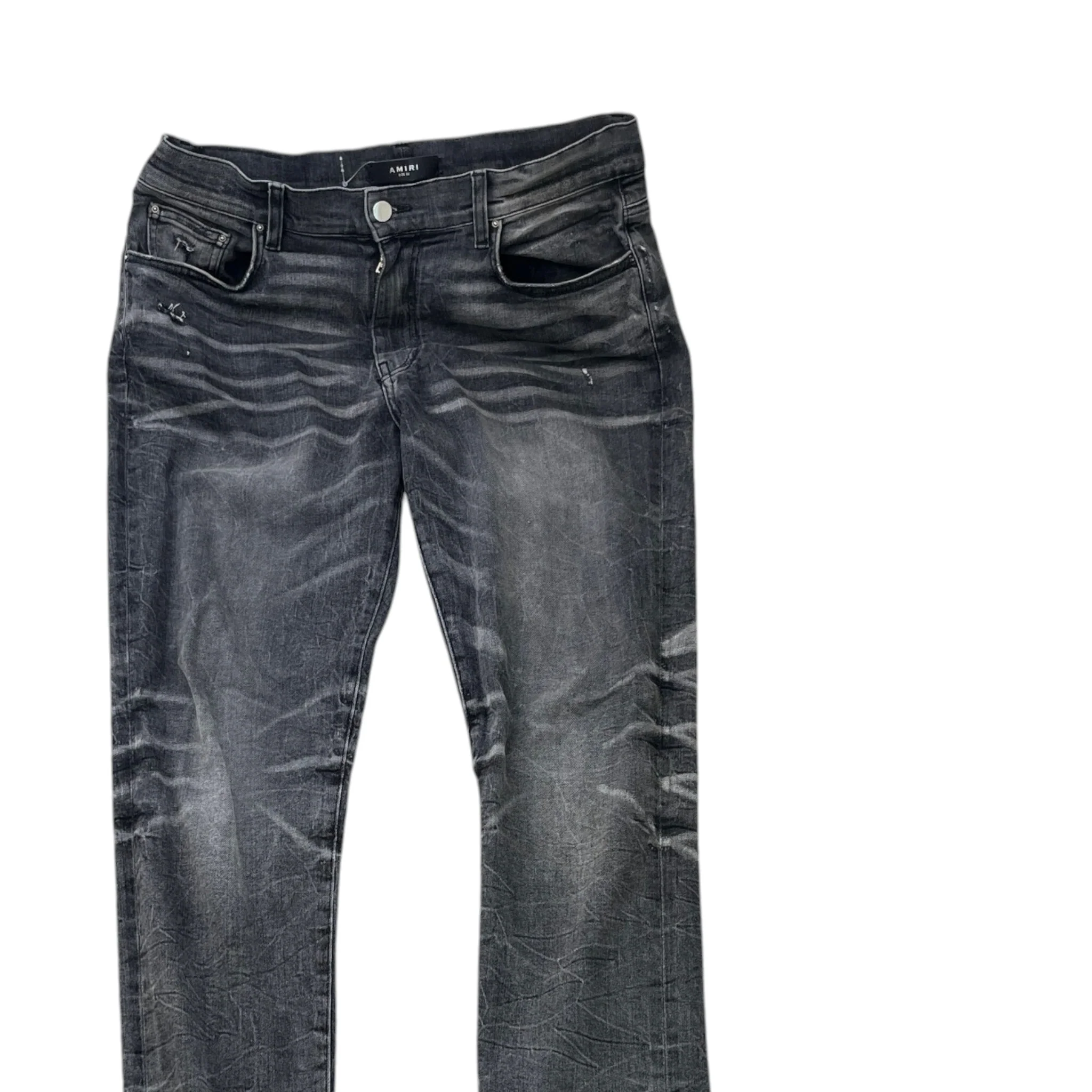 Men's Mx1 Distressed Jeans Grey Size Waist 32" - Image 3
