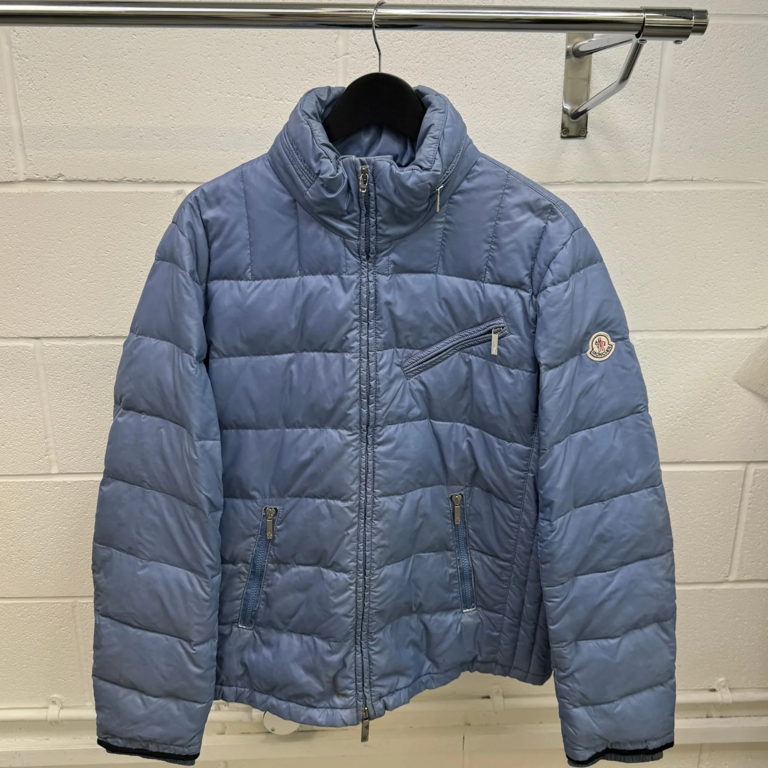 Men's Napoli Down Jacket Blue Size 3 / L - Image 10