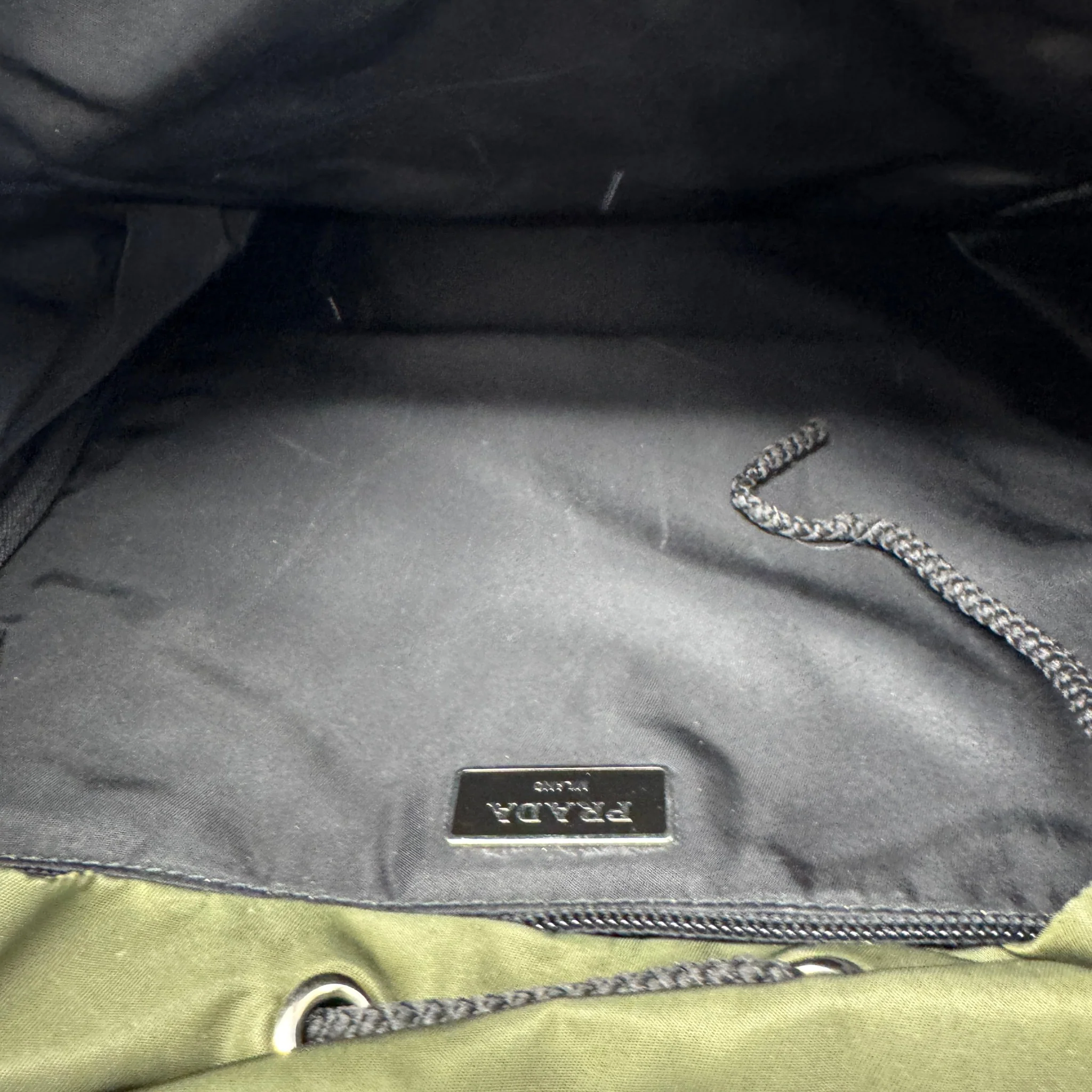Men's Nylon Montagna Backpack Green - Image 14