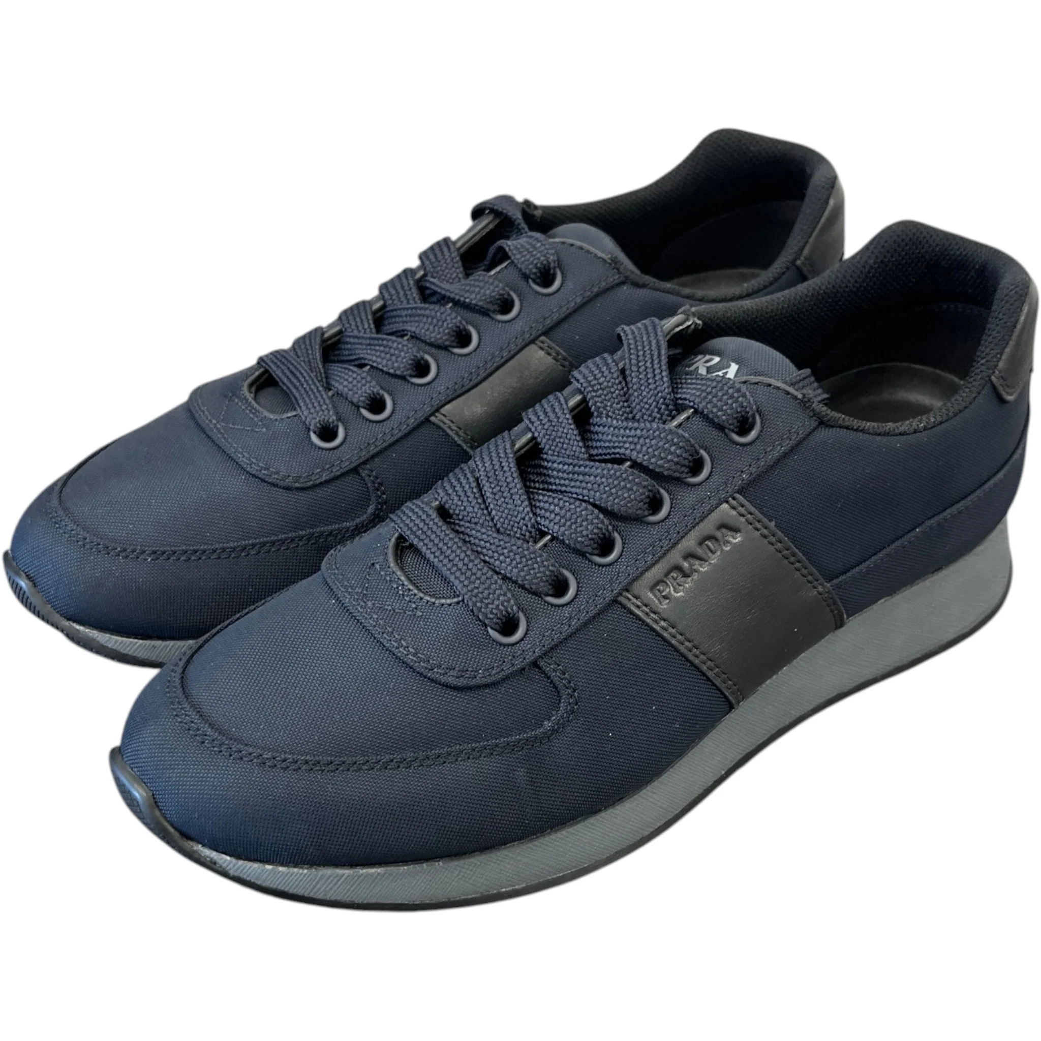Men's Nylon Tech Low Trainers Black Size EU 40 / UK 6 - Image 9