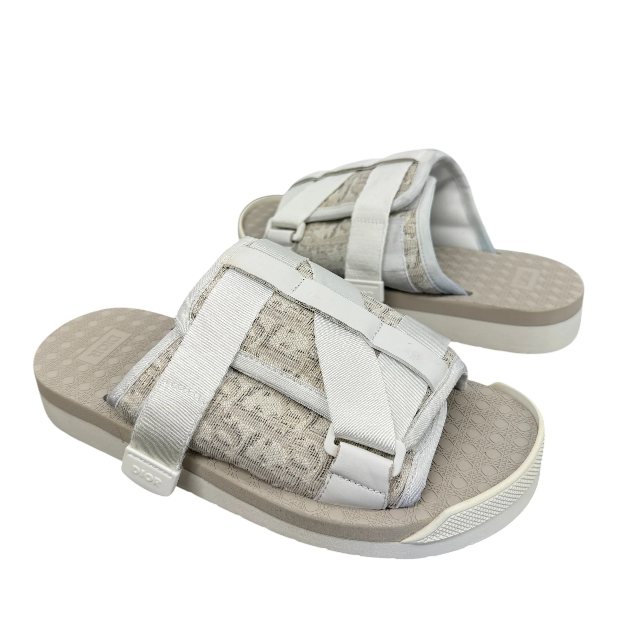 Men's Oblique Alpha Slides Grey Size EU 40 / UK 6 - Image 3