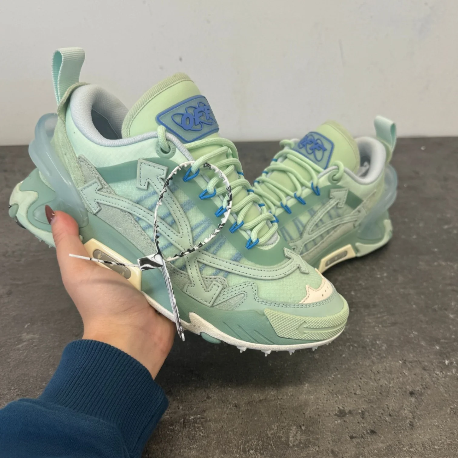 Men's Odsy-2000 Low Trainers Green Size EU 39 / UK 5 - Image 12