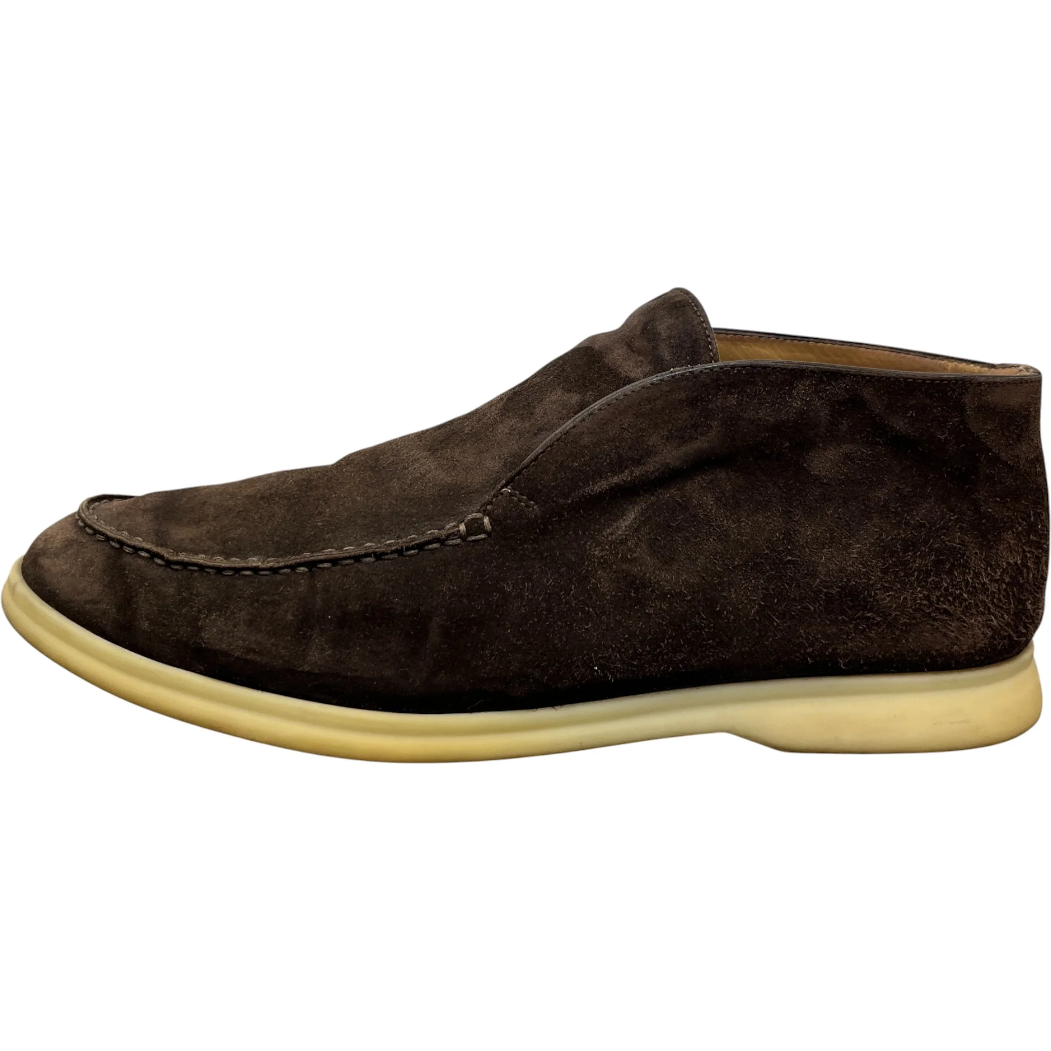 Men's Open Walk Ankle Loafers Brown Size EU 42 / UK 8 - Image 5