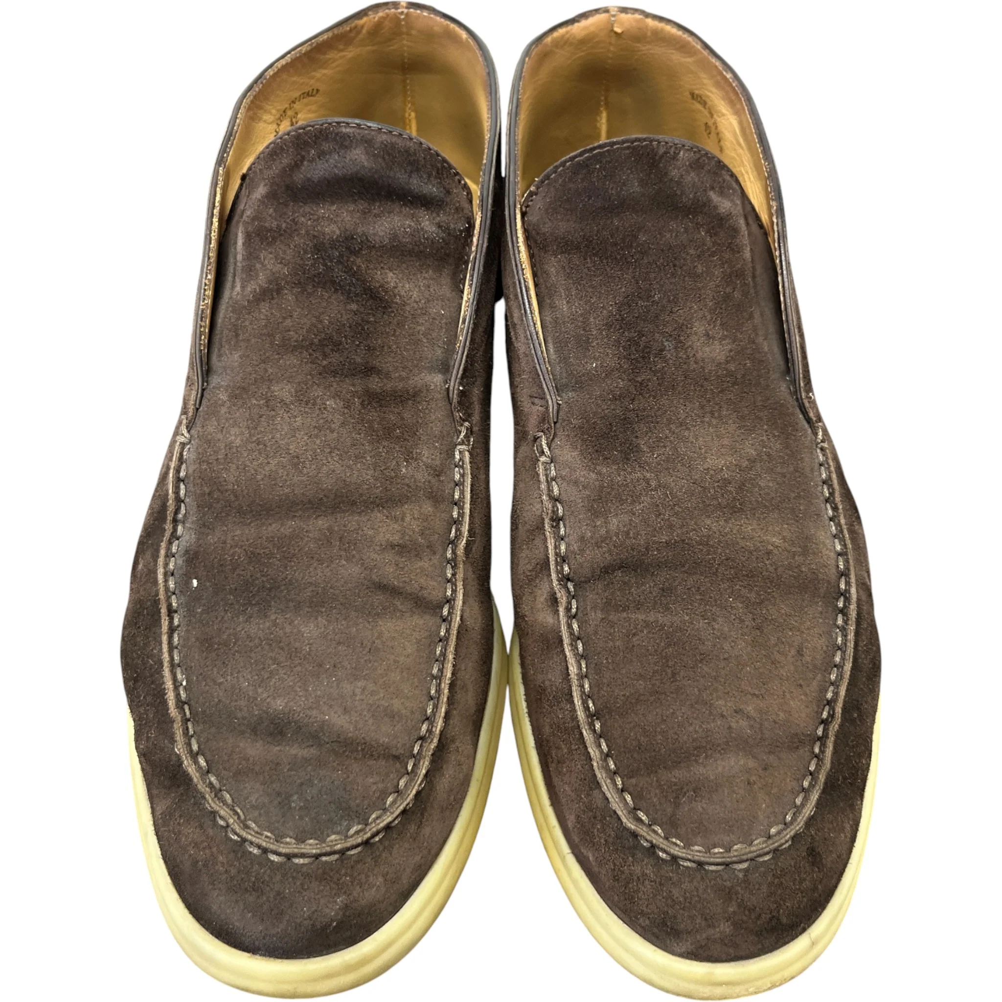 Men's Open Walk Ankle Loafers Brown Size EU 42 / UK 8 - Image 6