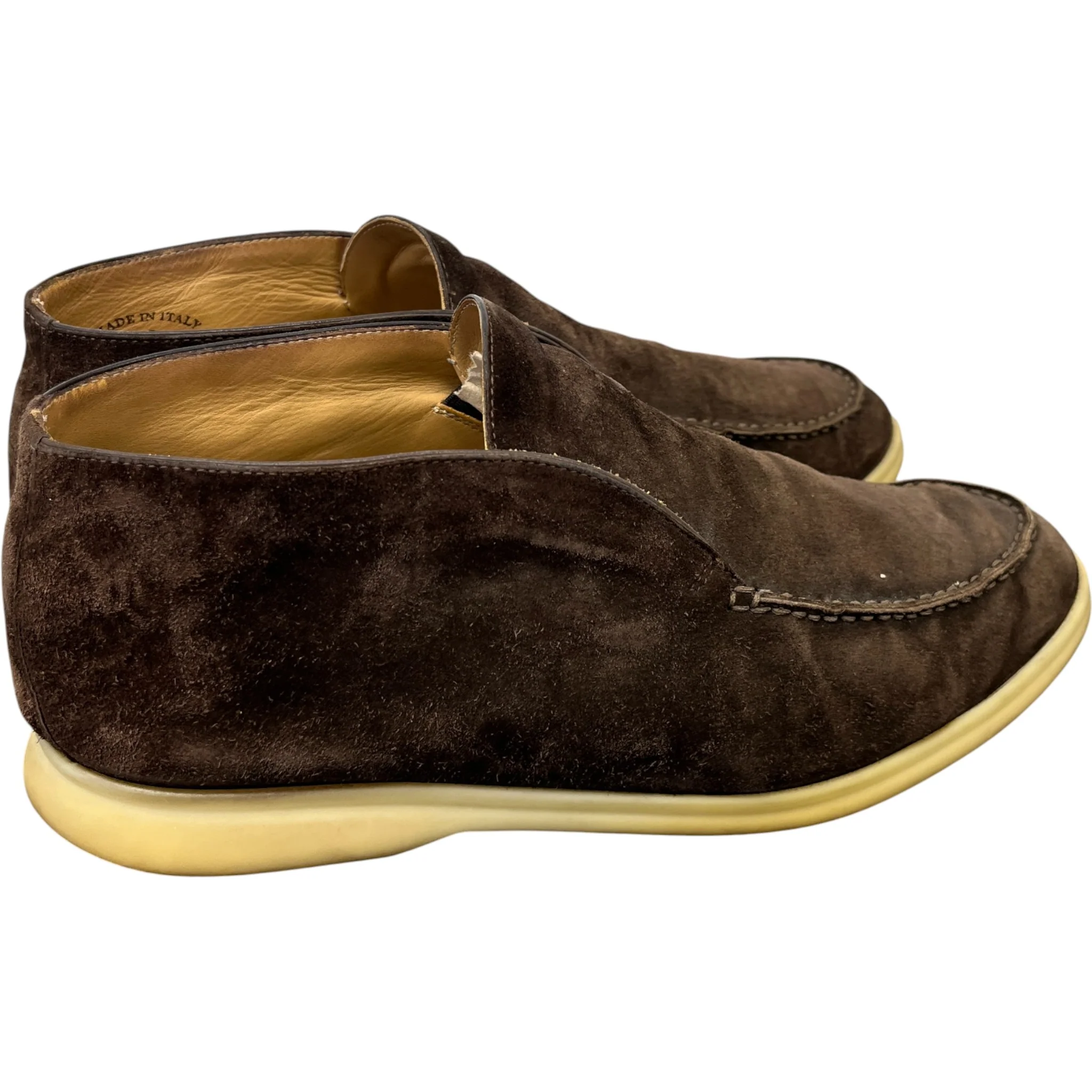 Men's Open Walk Ankle Loafers Brown Size EU 42 / UK 8 - Image 8