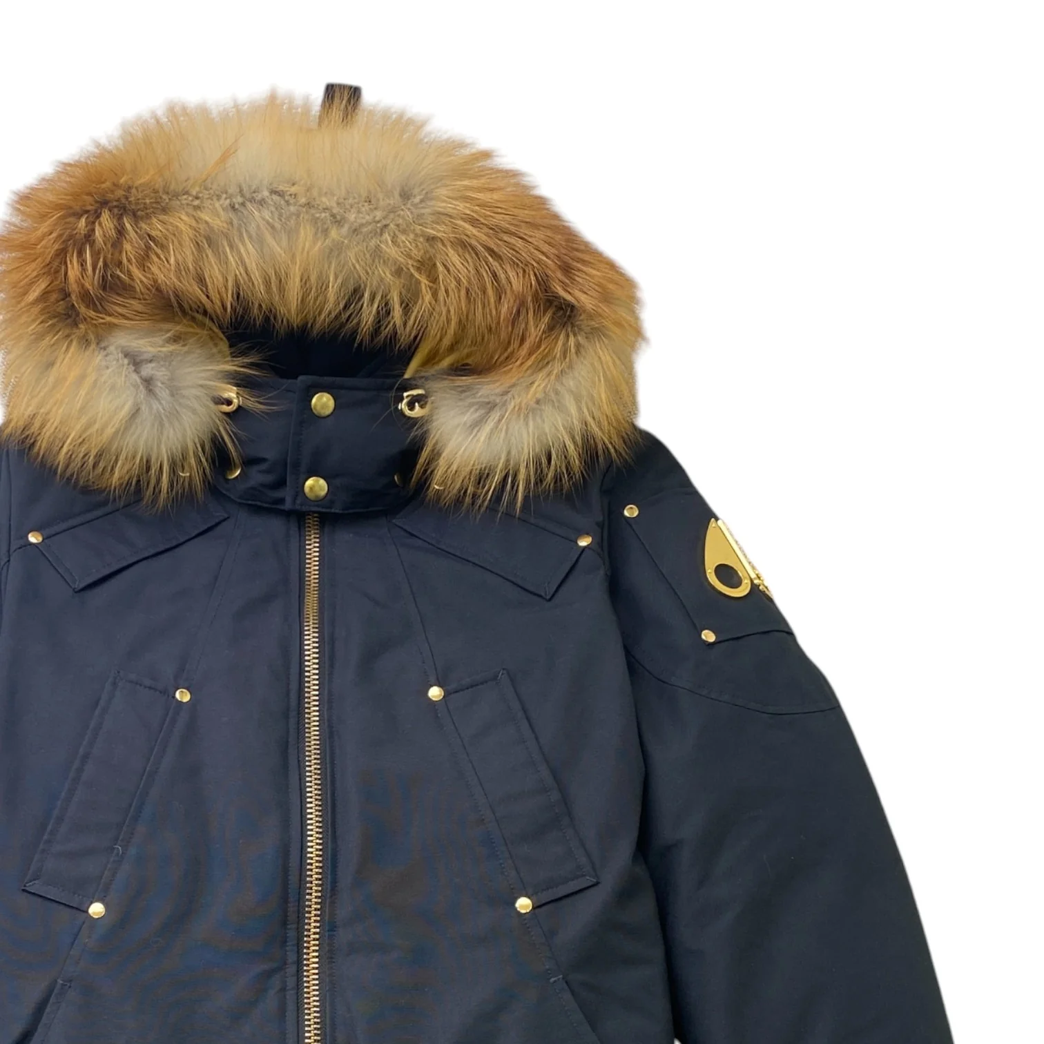 Men's Original Ballistic Bomber Down Jacket Navy Size S - Image 3