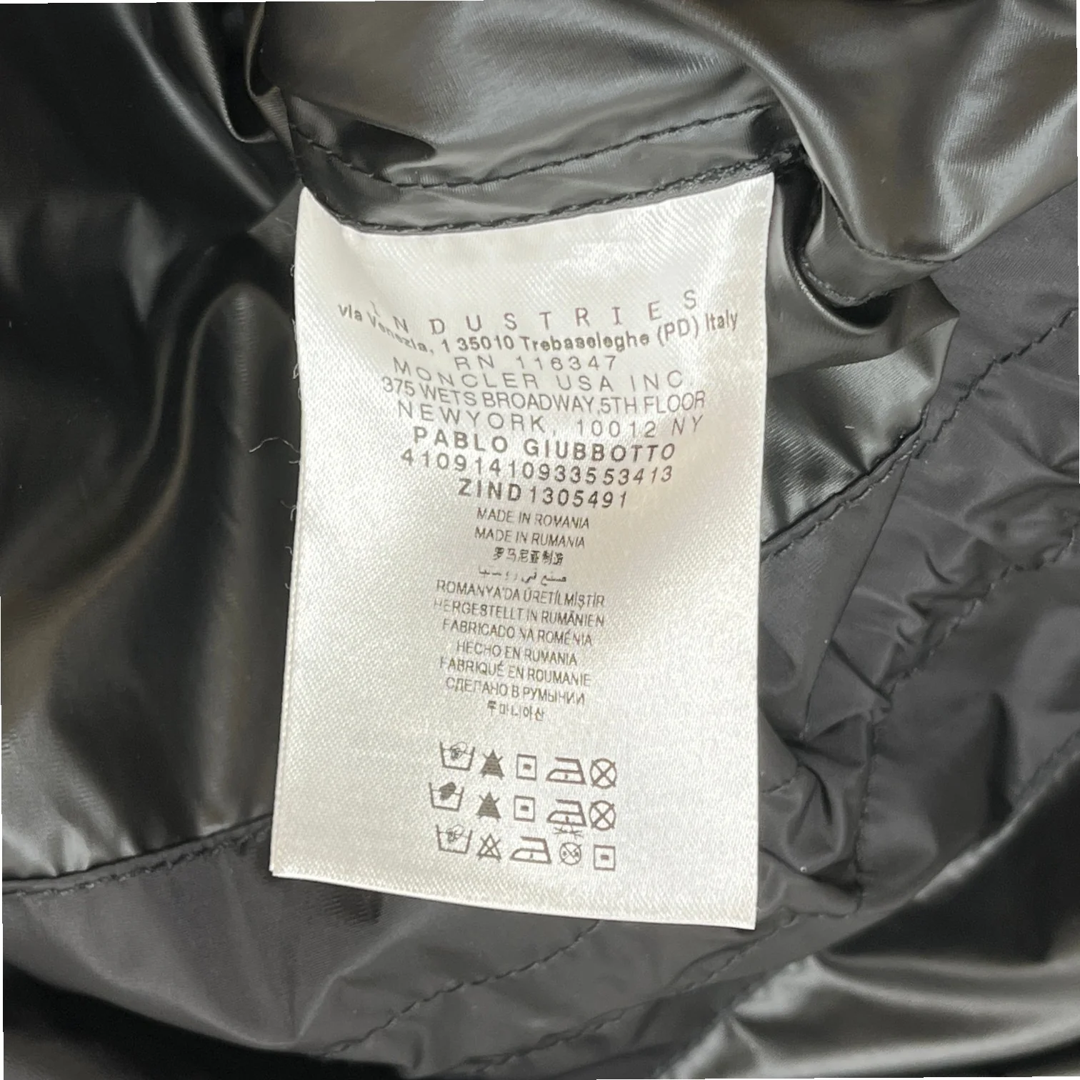 Men's Pablo Jacket Black Size 4 / XL - Image 9